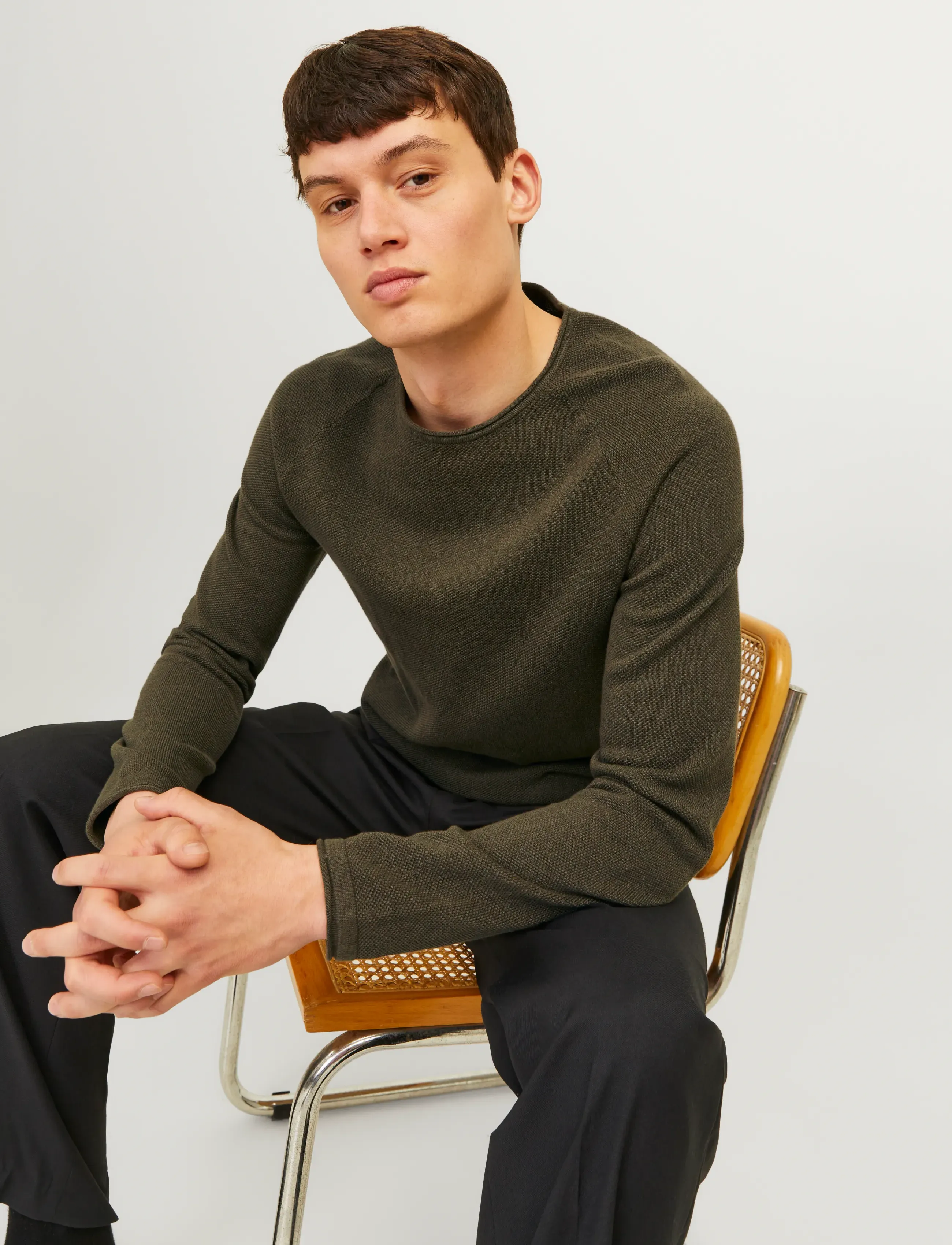 JACK & JONES Jjehill Knit Crew Neck Noos stickade tröjor herr – bild 5