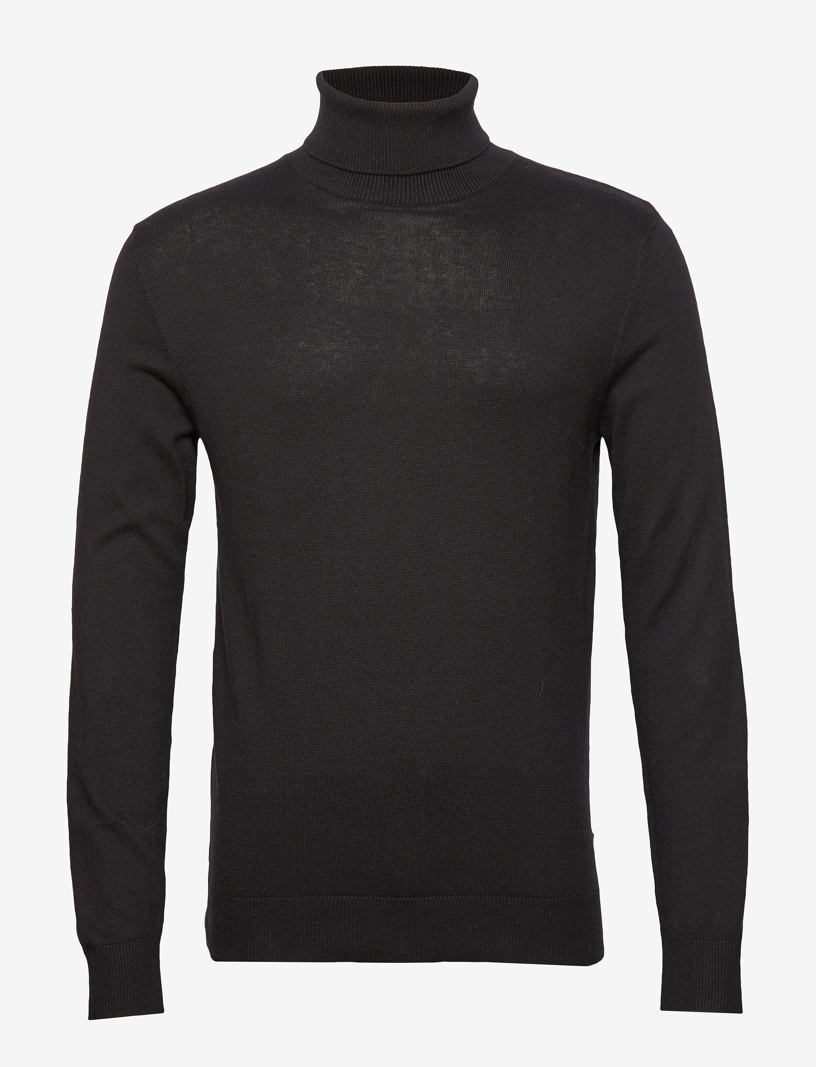 Jack & Jones JJEEMIL KNIT ROLL NECK NOOS - Col roulé - BLACK / black