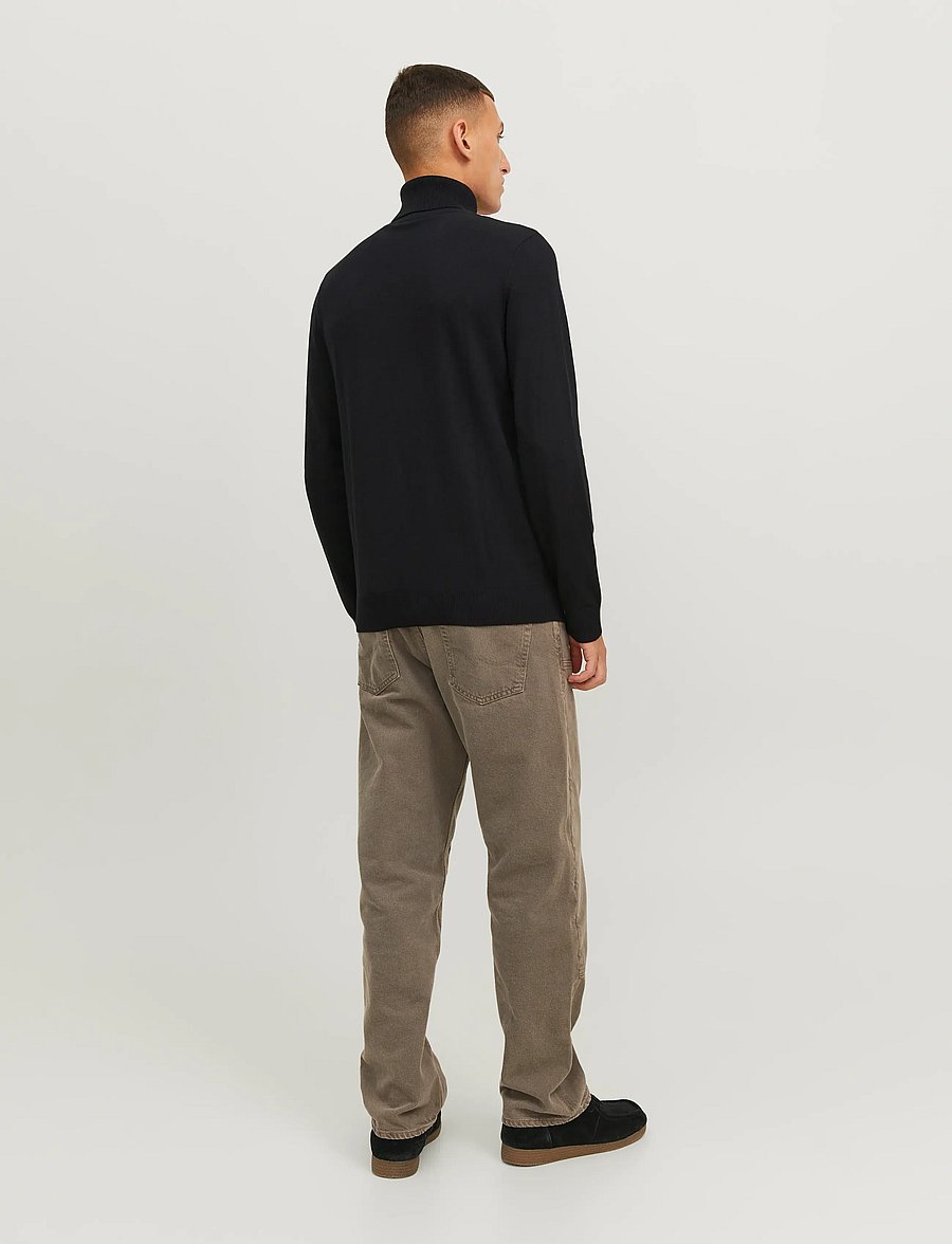 Jack & Jones - JJEEMIL KNIT ROLL NECK NOOS - rollkragenpullover - black - 3
