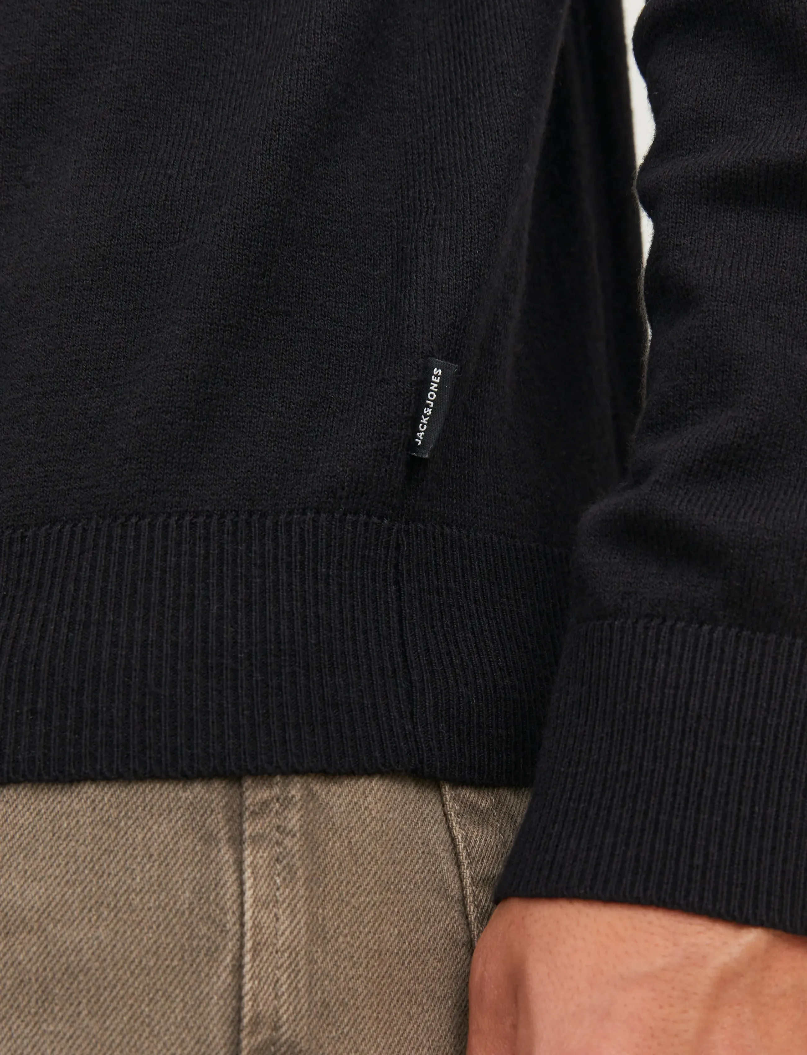Jack & Jones - JJEEMIL KNIT ROLL NECK NOOS - golfai - black - 5
