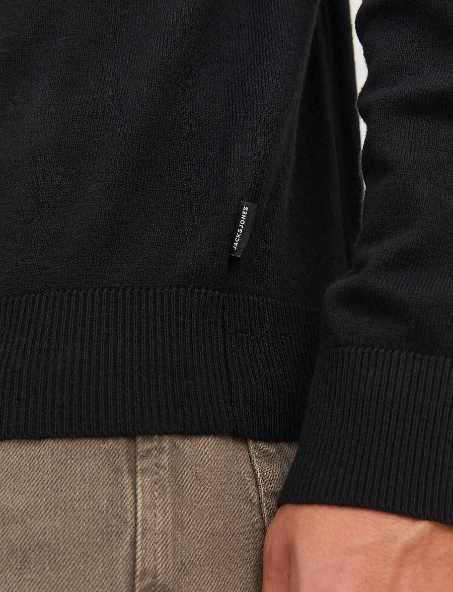 Jack & Jones - JJEEMIL KNIT ROLL NECK NOOS - rollkragenpullover - black - 5