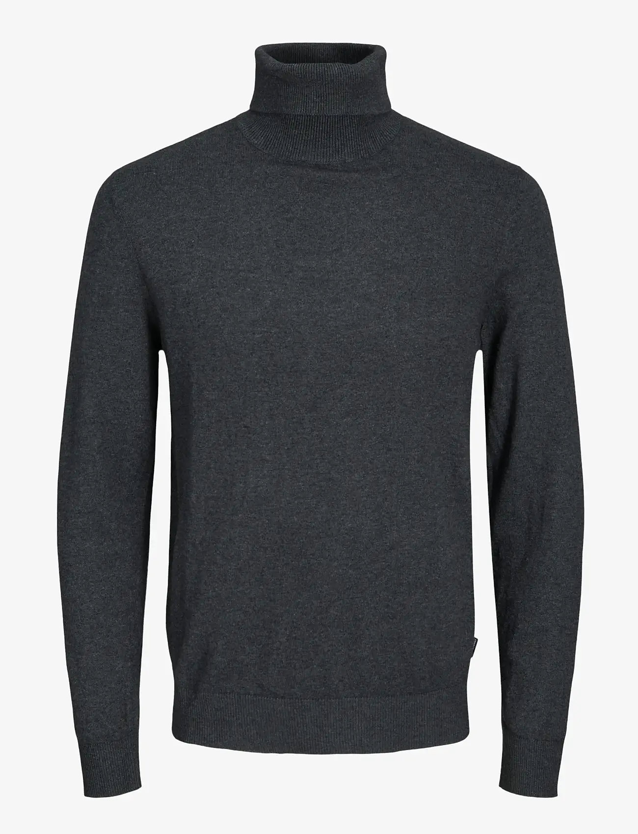 Jack & Jones - JJEEMIL KNIT ROLL NECK NOOS - rullekraver - dark grey melange - 1