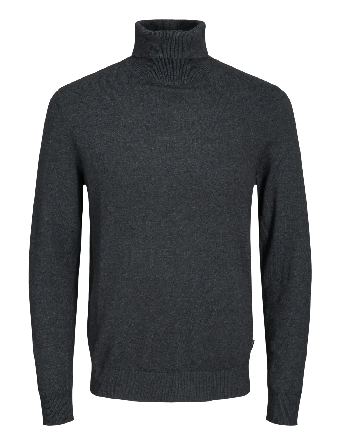 Jack & Jones JJEEMIL KNIT ROLL NECK NOOS - Strik - DARK GREY MELANGE / grey
