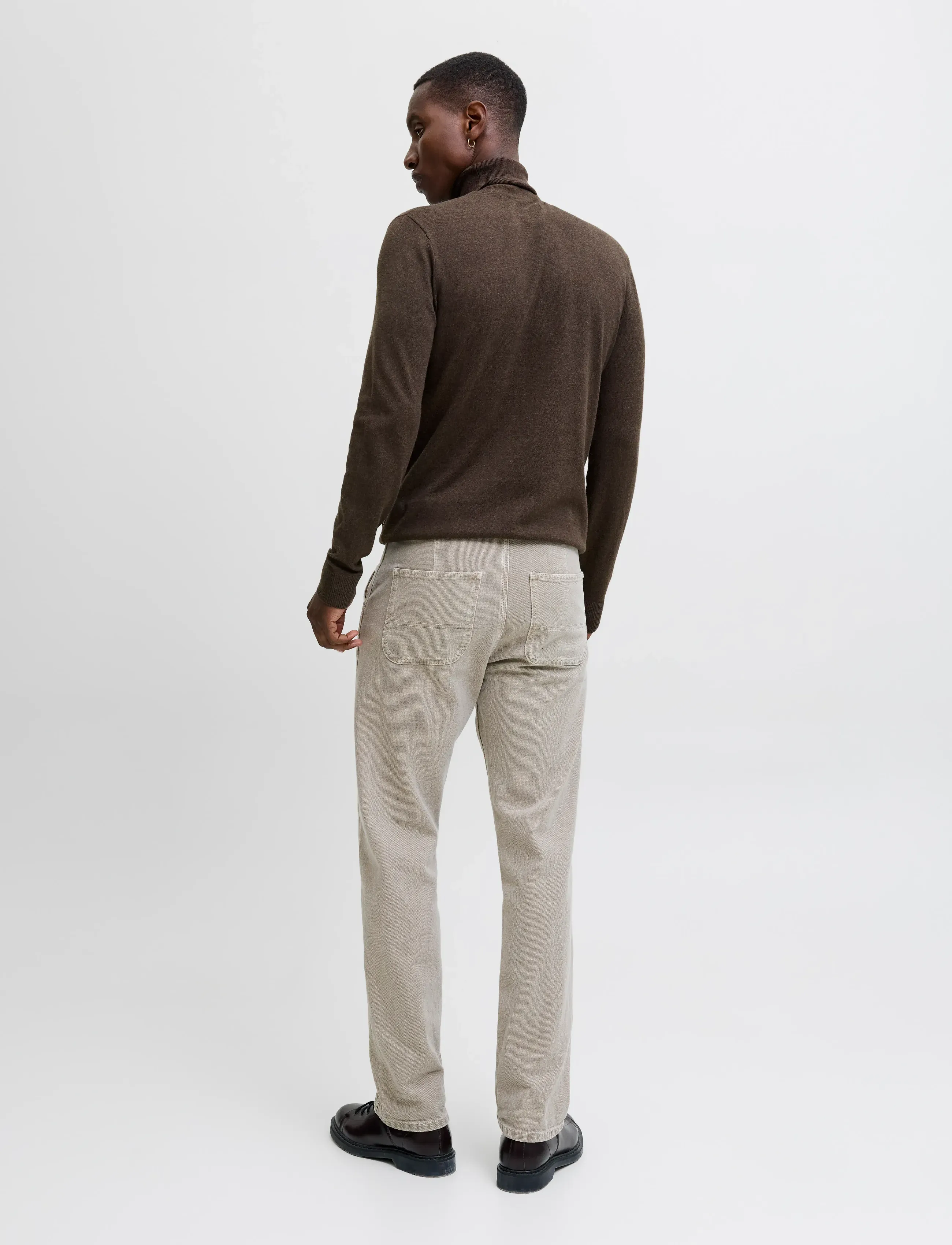 Jack & Jones - JJEEMIL KNIT ROLL NECK NOOS - rollkragen - mulch - 3