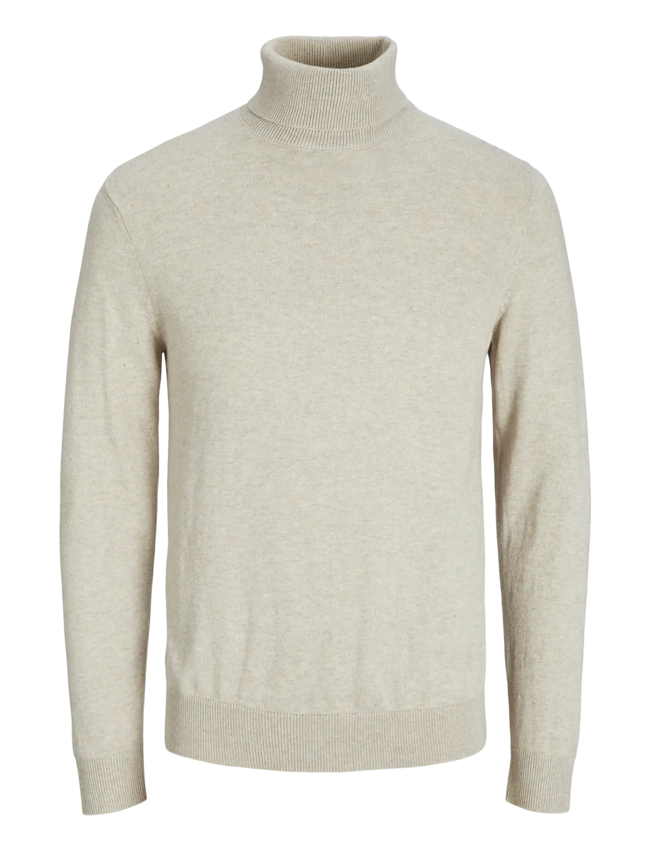 JACK & JONES Jjeemil Knit Roll Neck Noos Grau - L - Herren