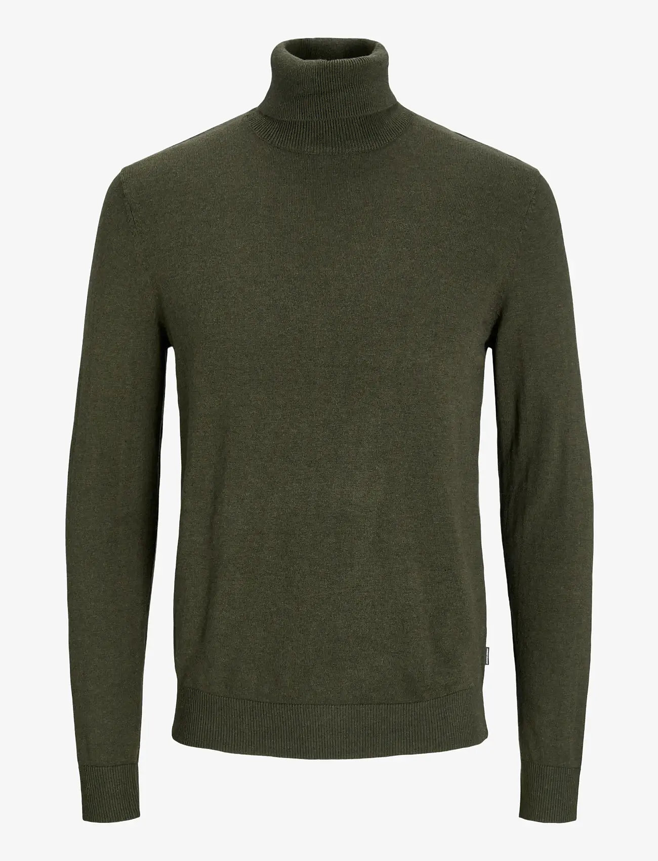 Jack & Jones - JJEEMIL KNIT ROLL NECK NOOS - rullekraver - olive night - 1
