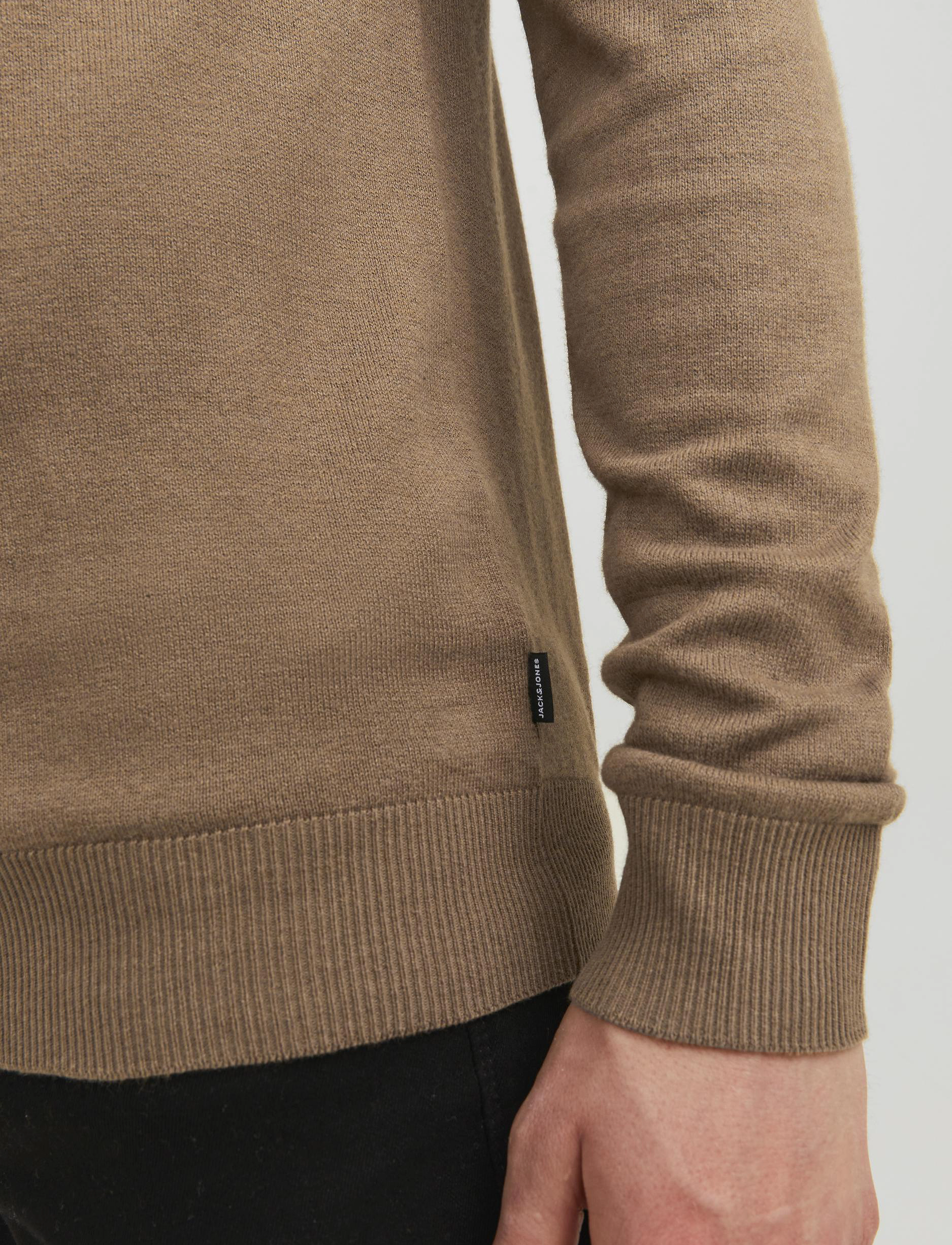 Jack & Jones - JJEEMIL KNIT ROLL NECK NOOS - laveste priser - otter - 5