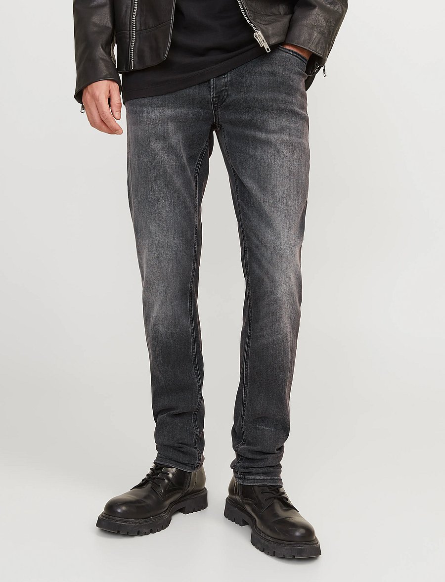 Jack & Jones - JJIGLENN JJORIGINAL CB 817 NOOS - slim jeans - black denim - 0