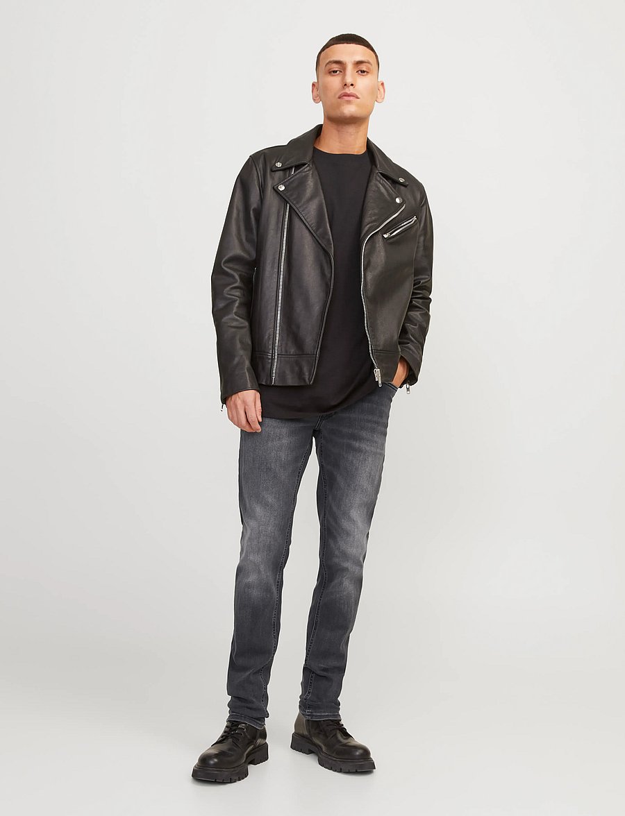 Jack & Jones - JJIGLENN JJORIGINAL CB 817 NOOS - slim jeans - black denim - 4