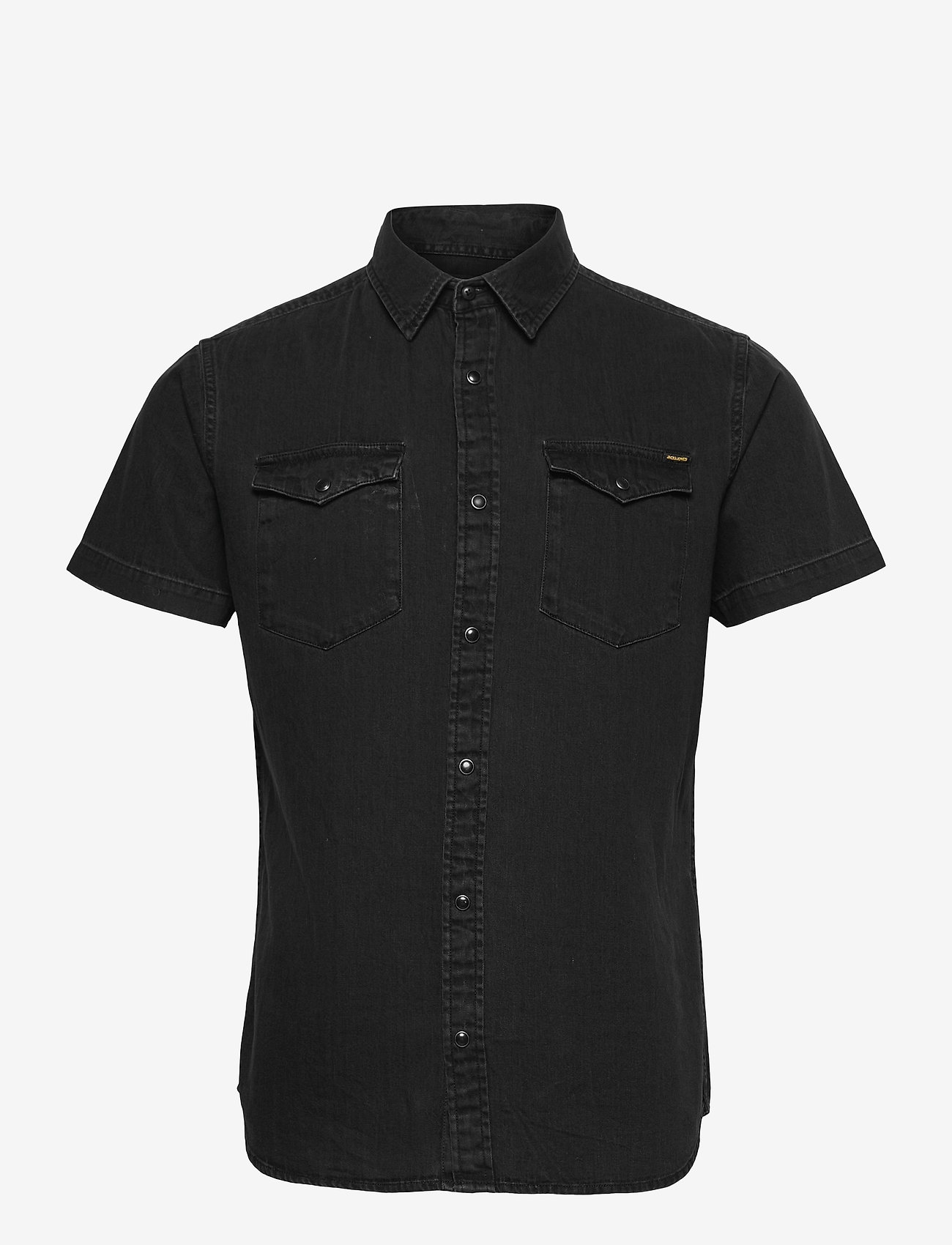 Jack & Jones - JJESHERIDAN SHIRT S/S SN - black denim - 0
