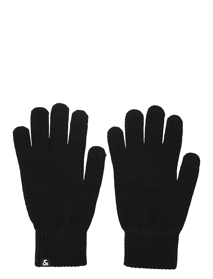 Jack & Jones - JACBARRY KNITTED GLOVES SN - kollektionen - black - 1