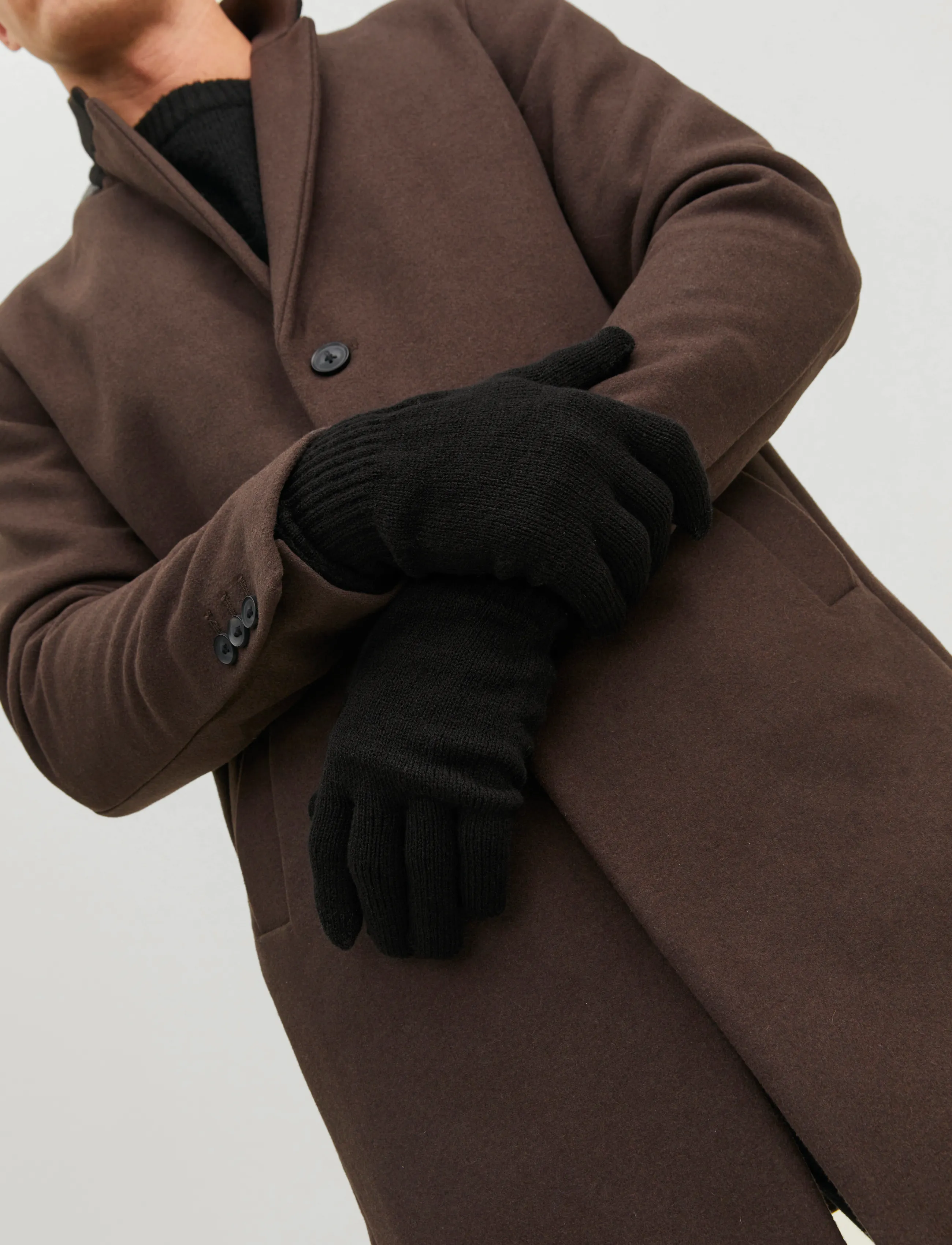 Jack & Jones - JACBARRY KNITTED GLOVES SN - kollektionen - black - 3