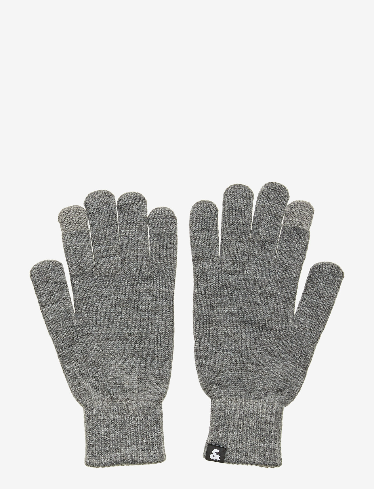 Jack & Jones - JACBARRY KNITTED GLOVES NOOS - kollektsioonid - grey melange - 2