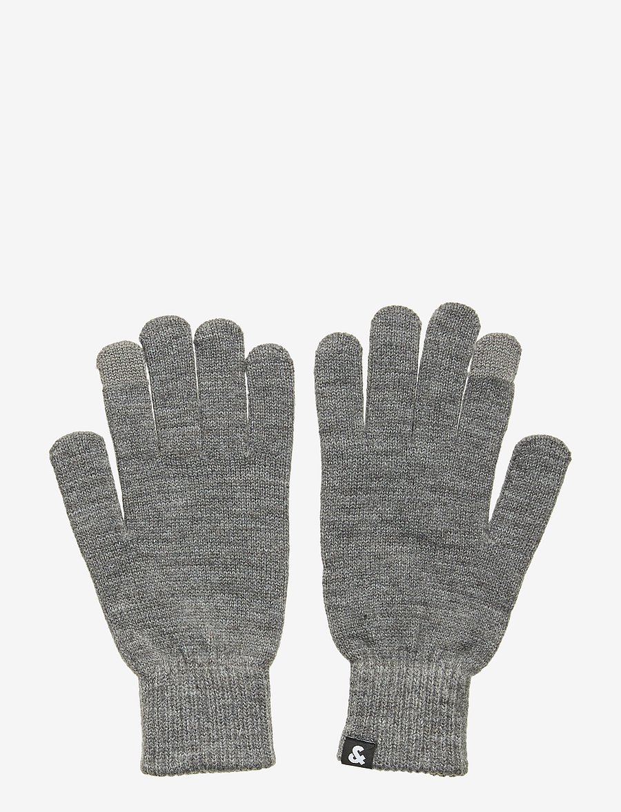 Jack & Jones - JACBARRY KNITTED GLOVES NOOS - kolleksjoner - grey melange - 2