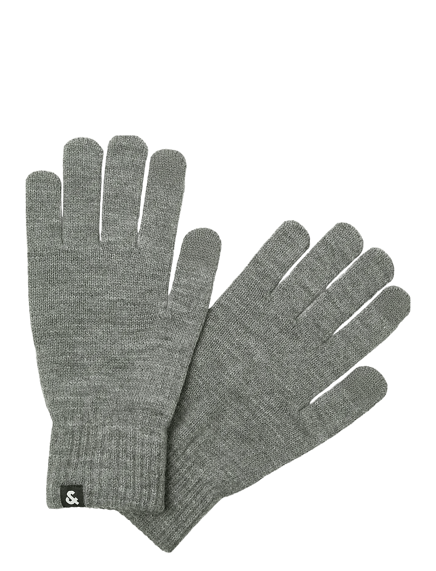 Jack & Jones - JACBARRY KNITTED GLOVES NOOS - kolleksjoner - grey melange - 3
