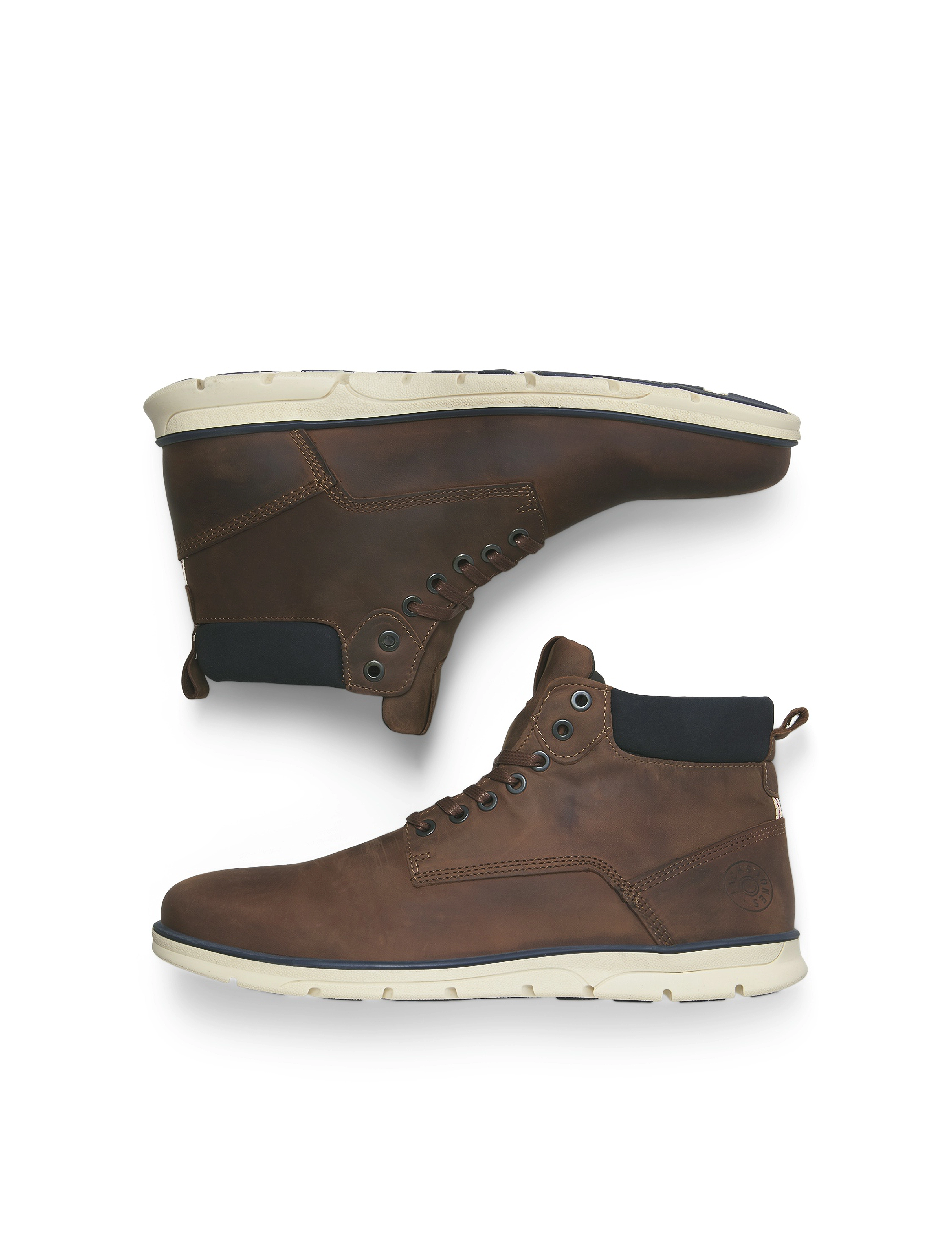 JACK & JONES Jfwtubar Leather Brandy Sn boots herr – bild 3