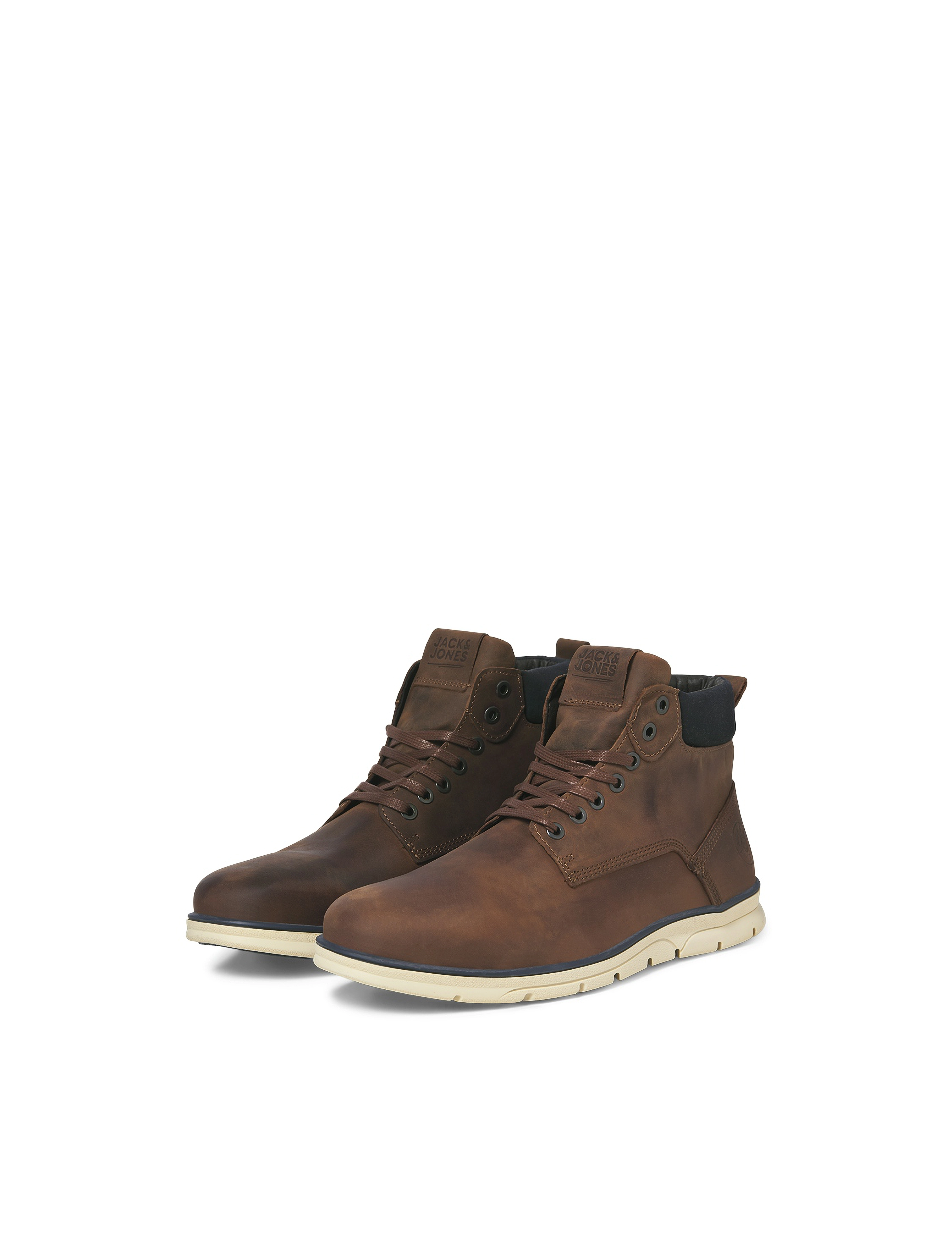 JACK & JONES Jfwtubar Leather Brandy Sn boots herr – bild 5