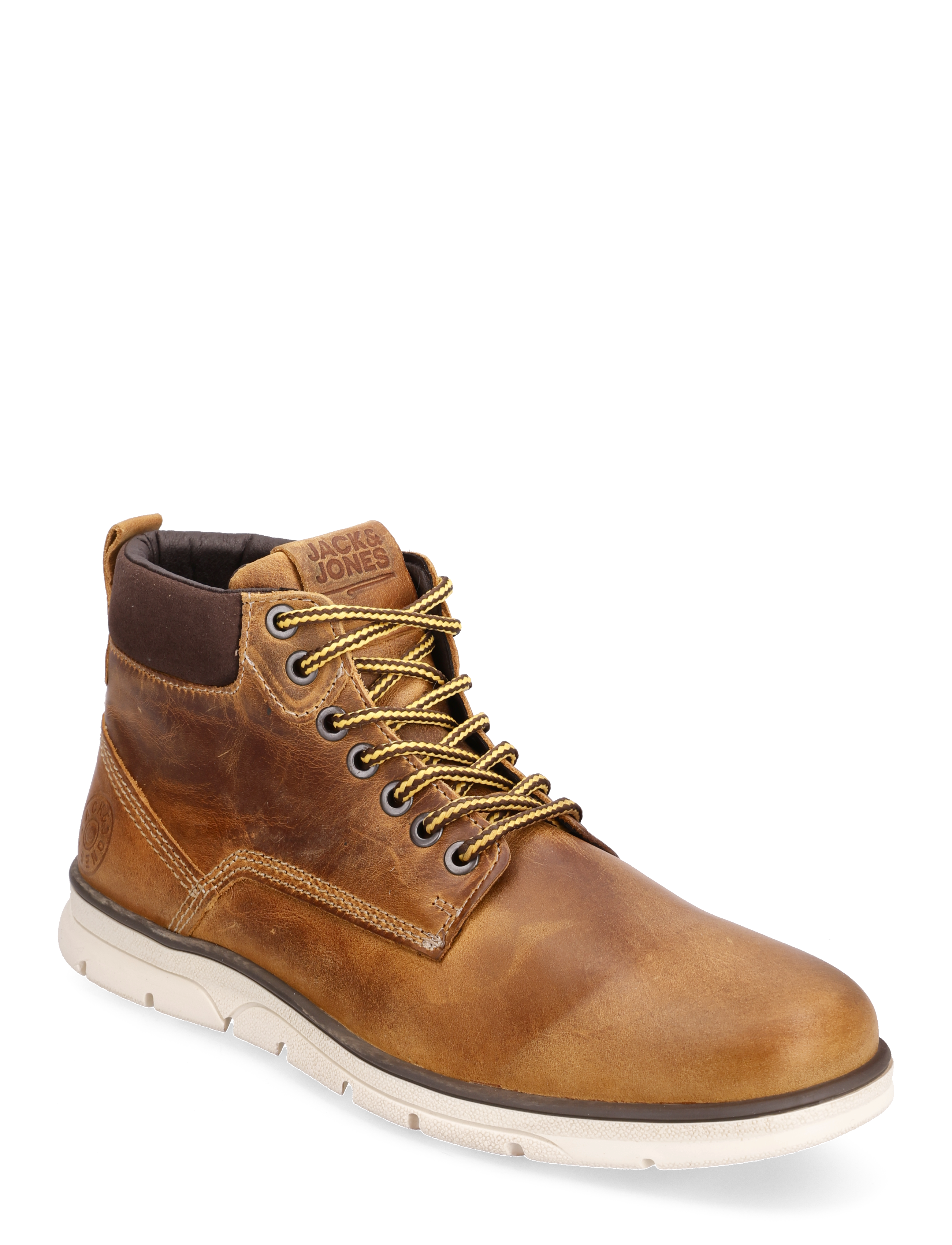 JACK & JONES Jfwtubar Leder Honey Sn Beige - 44 - Herren