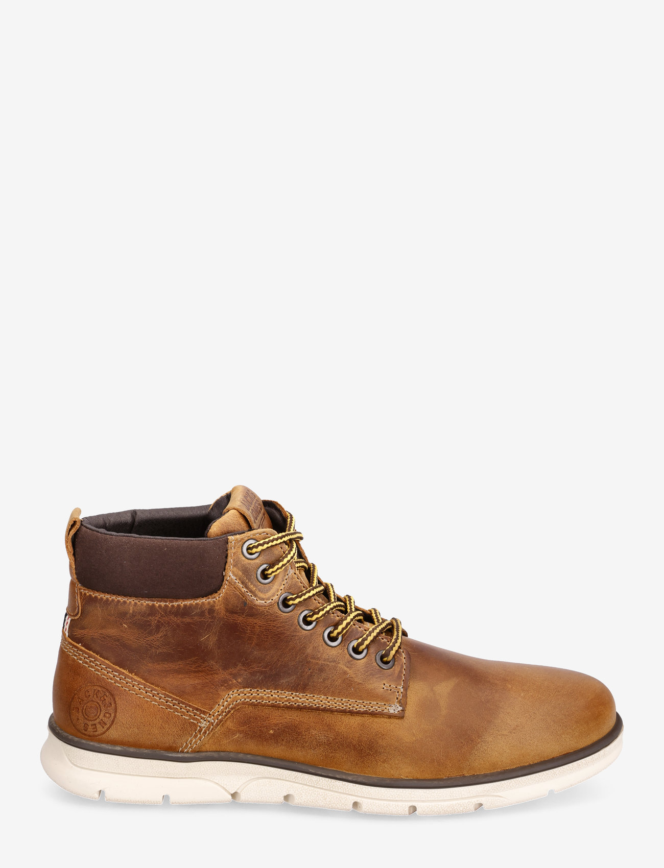 Jack & Jones - JFWTUBAR LEATHER HONEY SN - laced boots - honey - 2