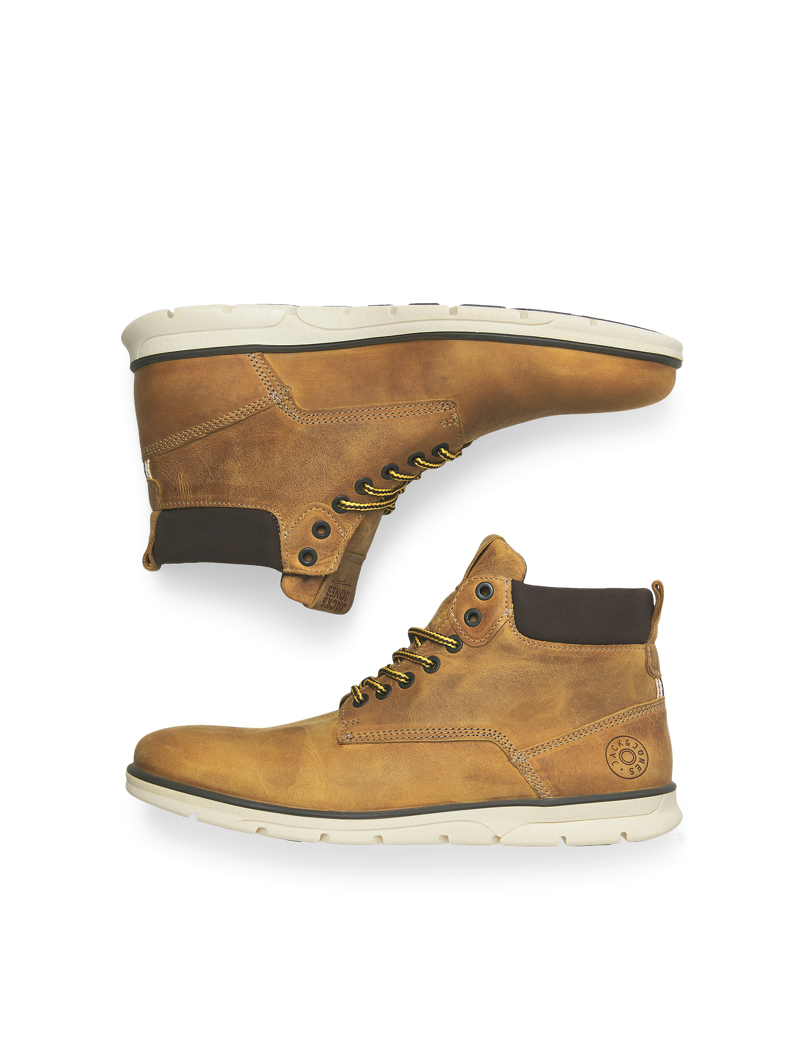 JACK & JONES Jfwtubar Leather Honey Sn kängor herr – bild 3