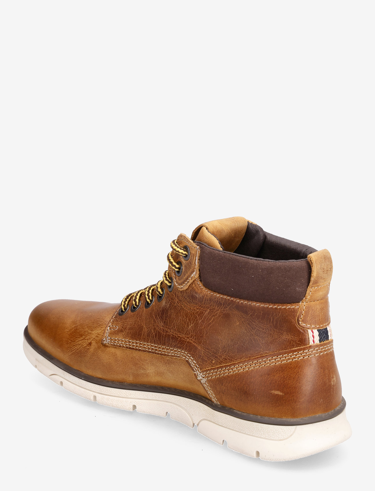 Jack & Jones - JFWTUBAR LEATHER HONEY SN - laced boots - honey - 3