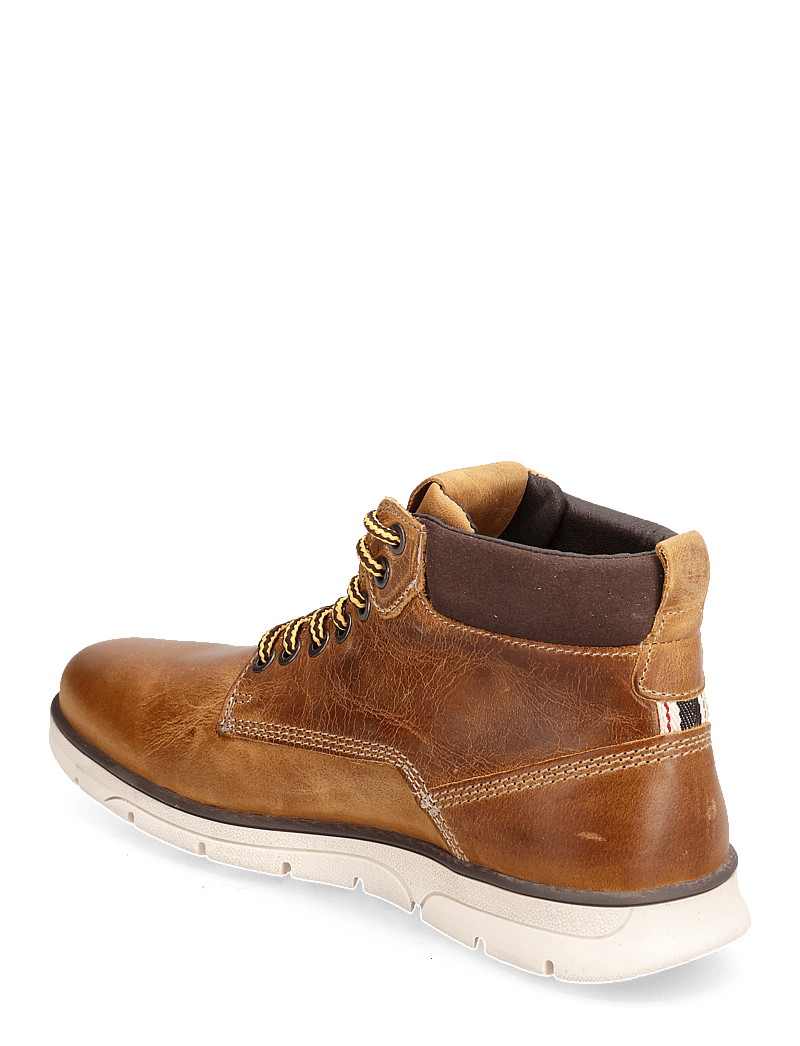 Jack & Jones - JFWTUBAR LEATHER HONEY SN - kängor med snörning - honey - 3