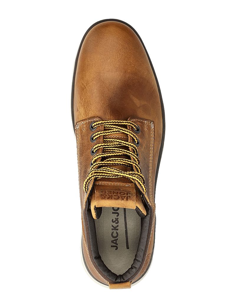 Jack & Jones - JFWTUBAR LEATHER HONEY SN - kängor med snörning - honey - 4