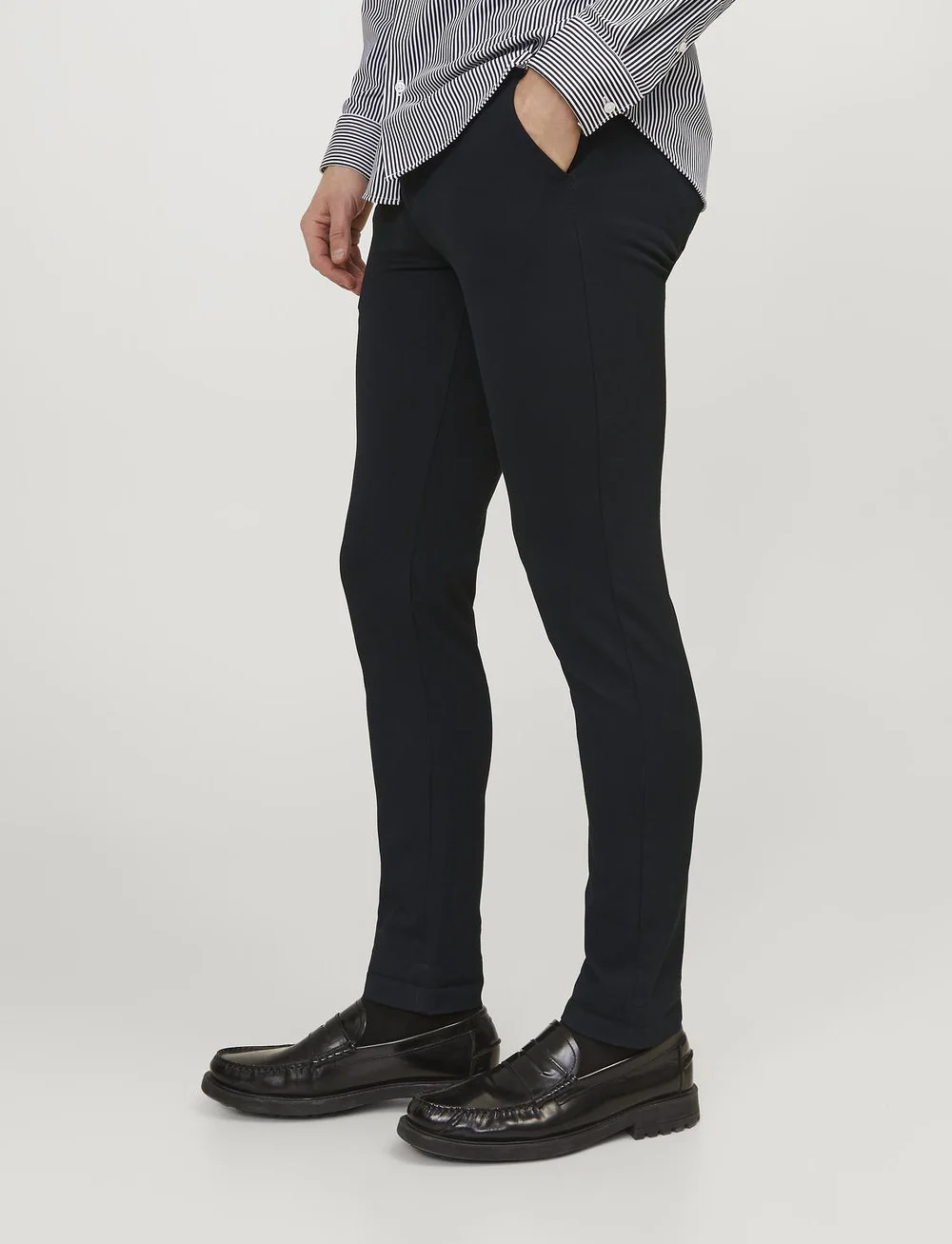 Jack & Jones - JPSTMARCO CONNOR BLACK NOOS - chino stila bikses - black - 4