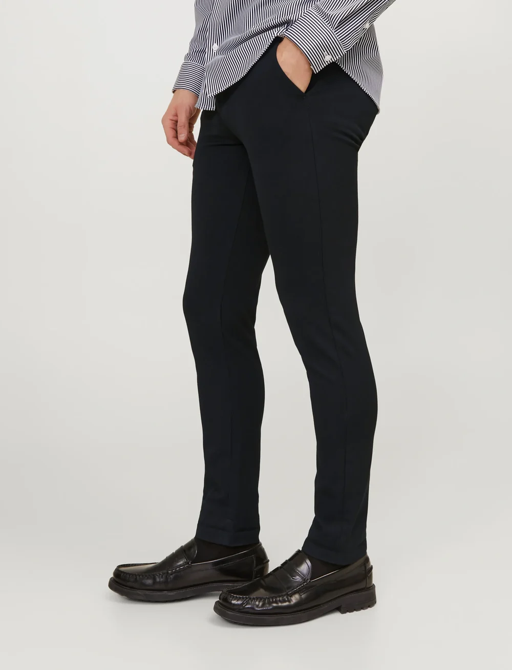 Jack & Jones - JPSTMARCO CONNOR BLACK NOOS - chinos - black - 4