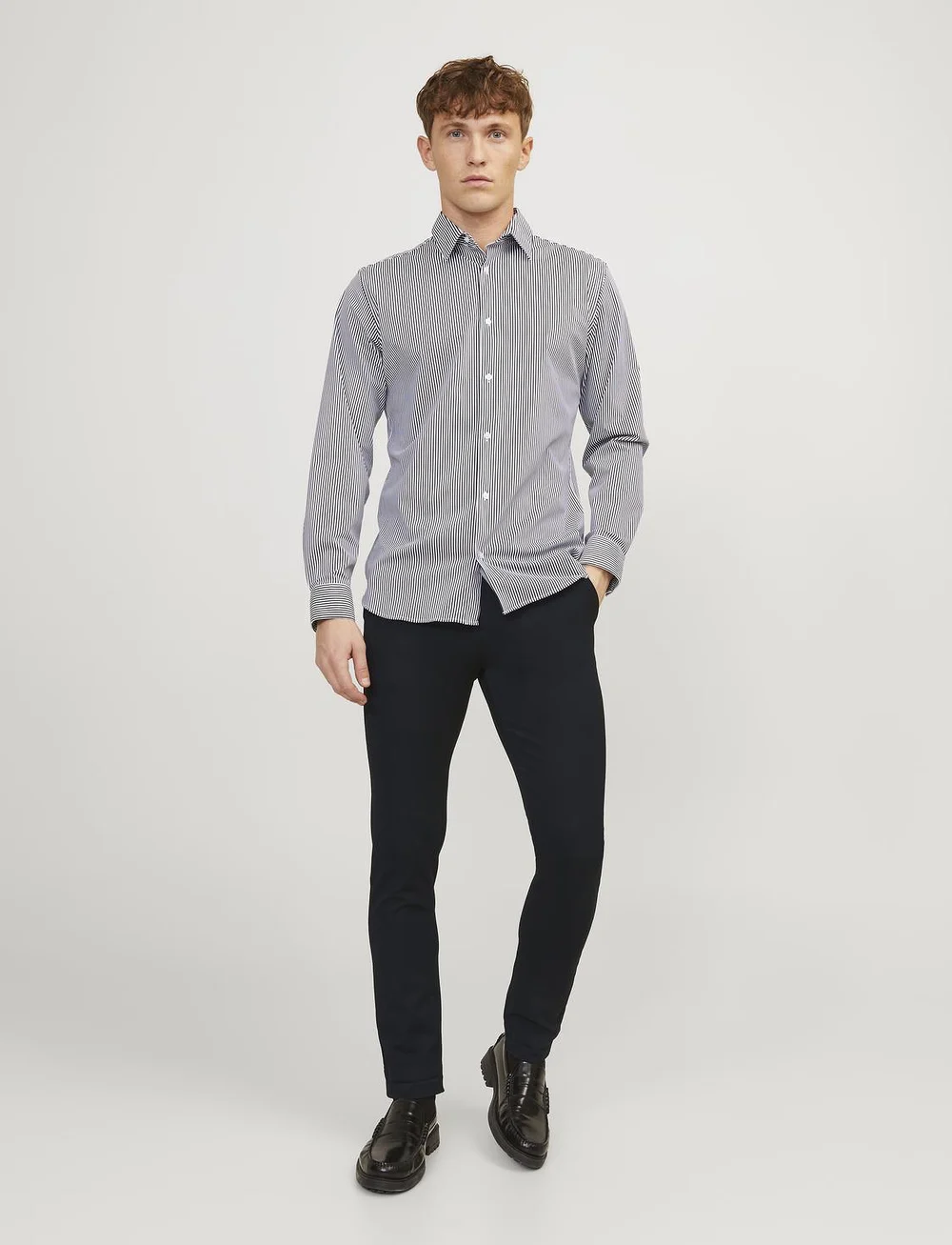 Jack & Jones - JPSTMARCO CONNOR BLACK NOOS - chino stila bikses - black - 5