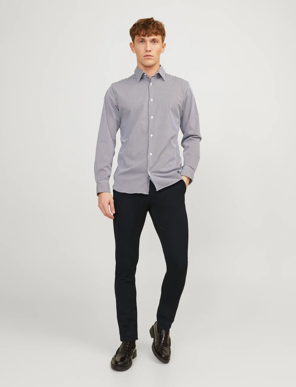 Jack & Jones - JPSTMARCO CONNOR BLACK NOOS - chinos - black - 5