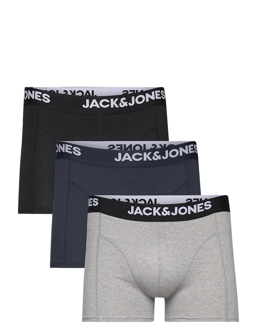 Jack & Jones - JACANTHONY TRUNKS 3 PACK NOOS - black - 1