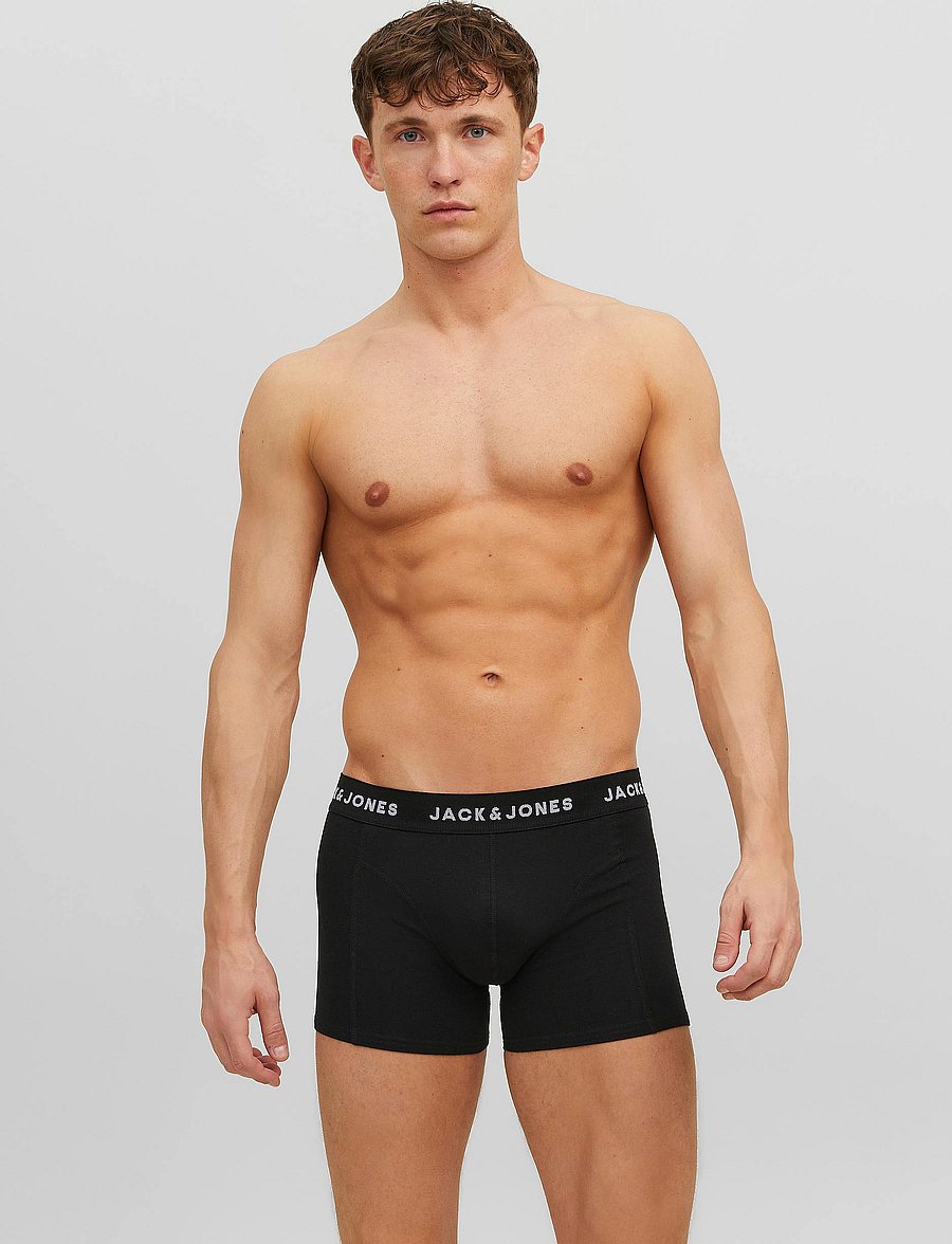 Jack & Jones - JACANTHONY TRUNKS 3 PACK NOOS - black - 5