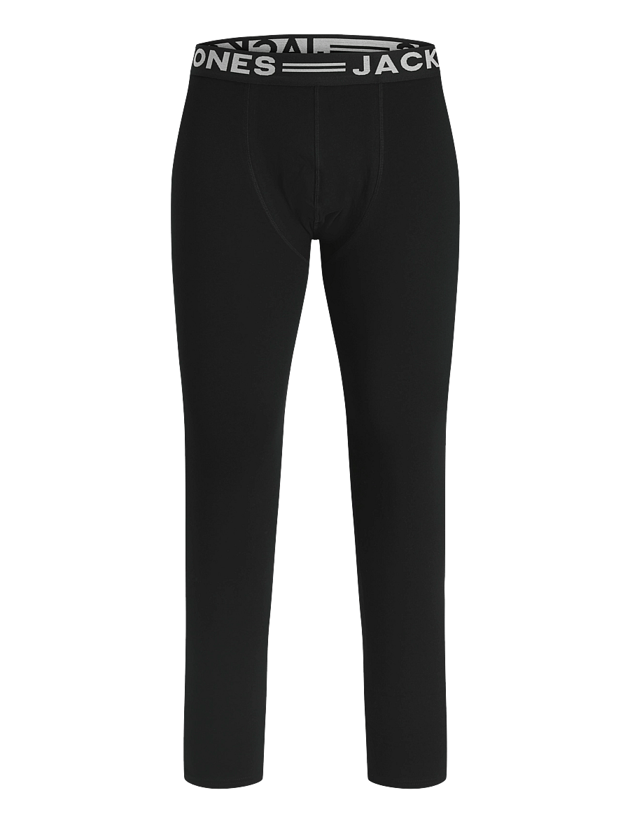 Jack & Jones - JACSOLID LONG JOHNS - black - 0