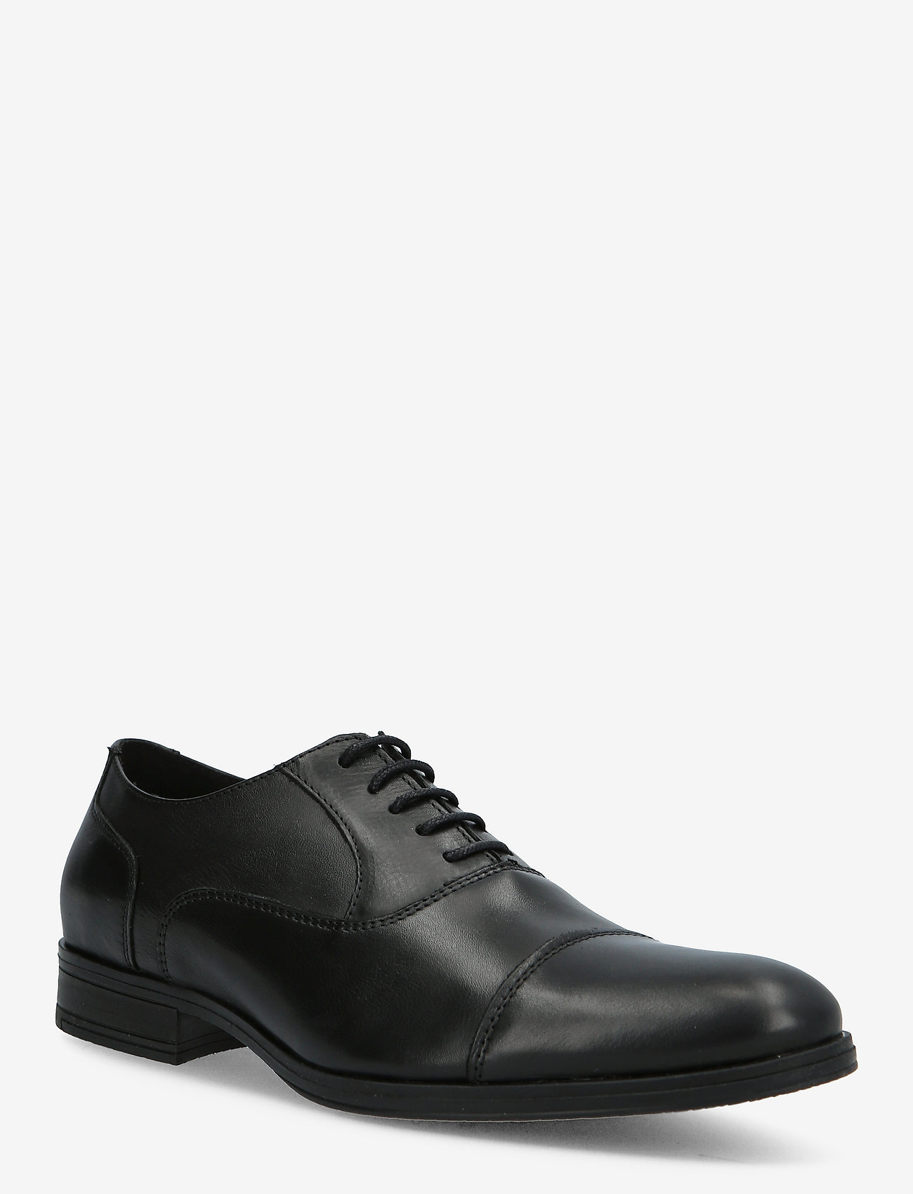 Jack & Jones - JFWDONALD LEATHER ANTHRACITE NOOS - laced shoes - anthracite - 0