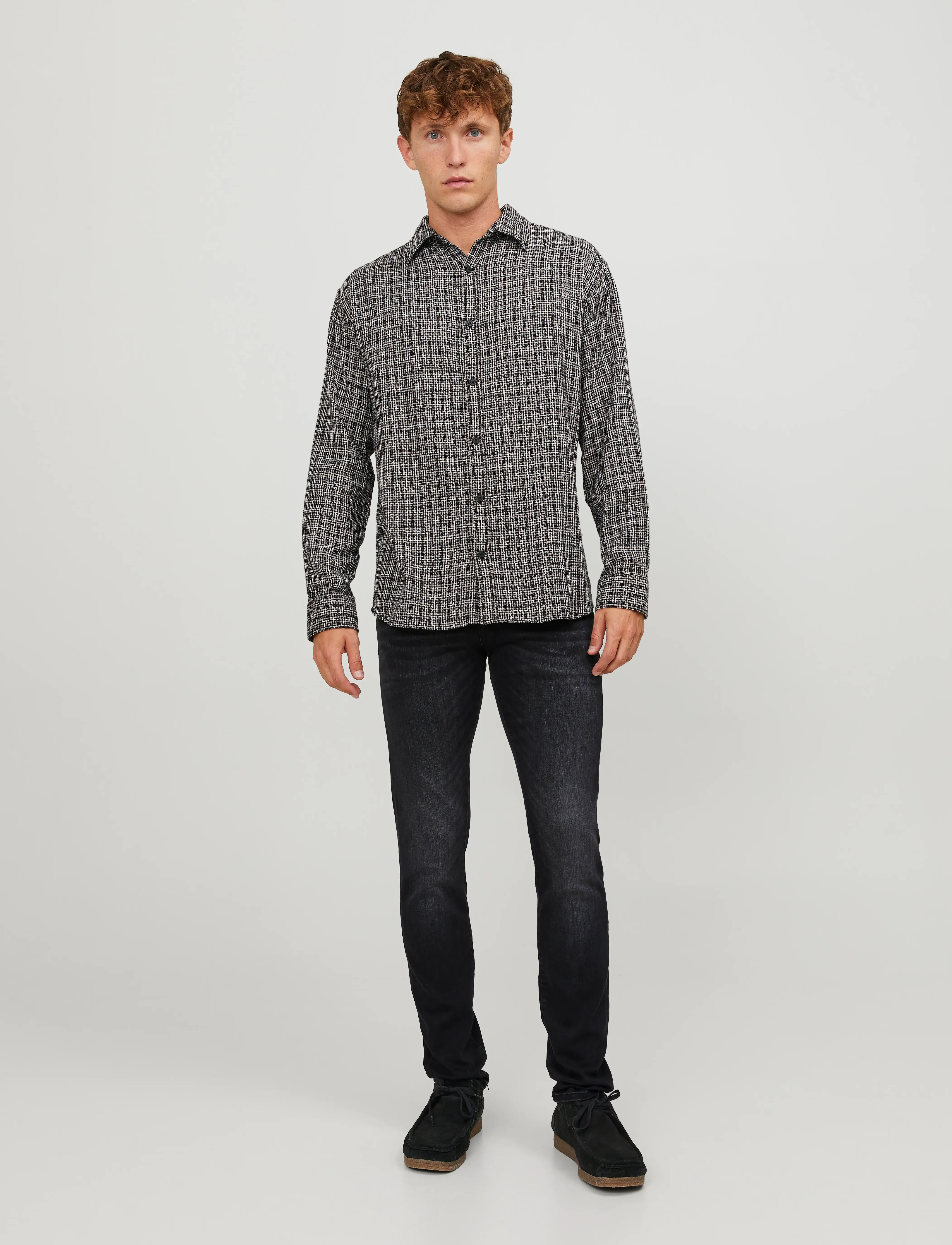 Jack & Jones - JJIGLENN JJICON JJ 557 50SPS NOOS - slim fit jeans - black denim - 0