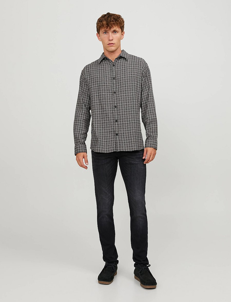Jack & Jones - JJIGLENN JJICON JJ 557 50SPS NOOS - slim jeans - black denim - 0