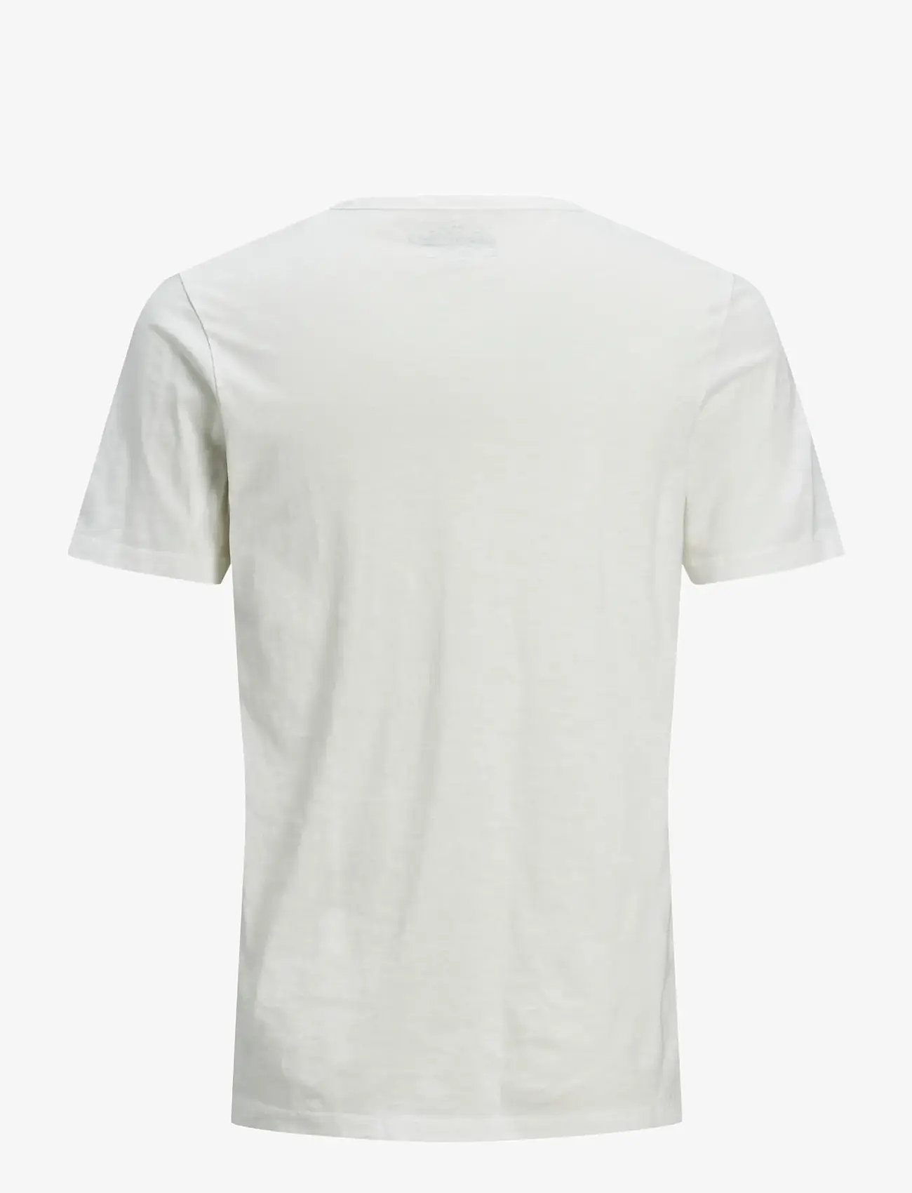 Jack & Jones - JJESPLIT NECK TEE SS NOOS - laveste priser - cloud dancer - 2