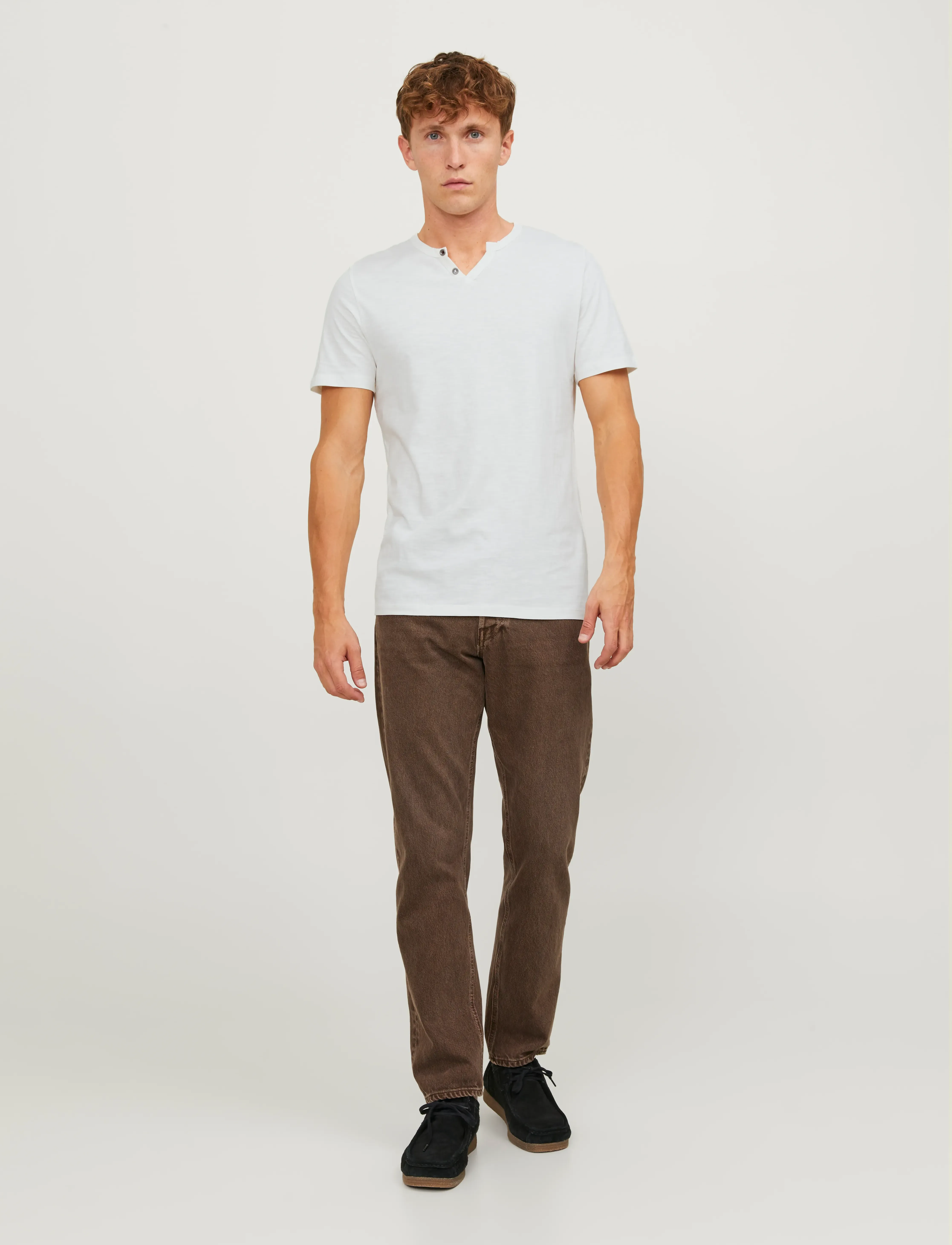 Jjesplit Neck Tee Ss Noos