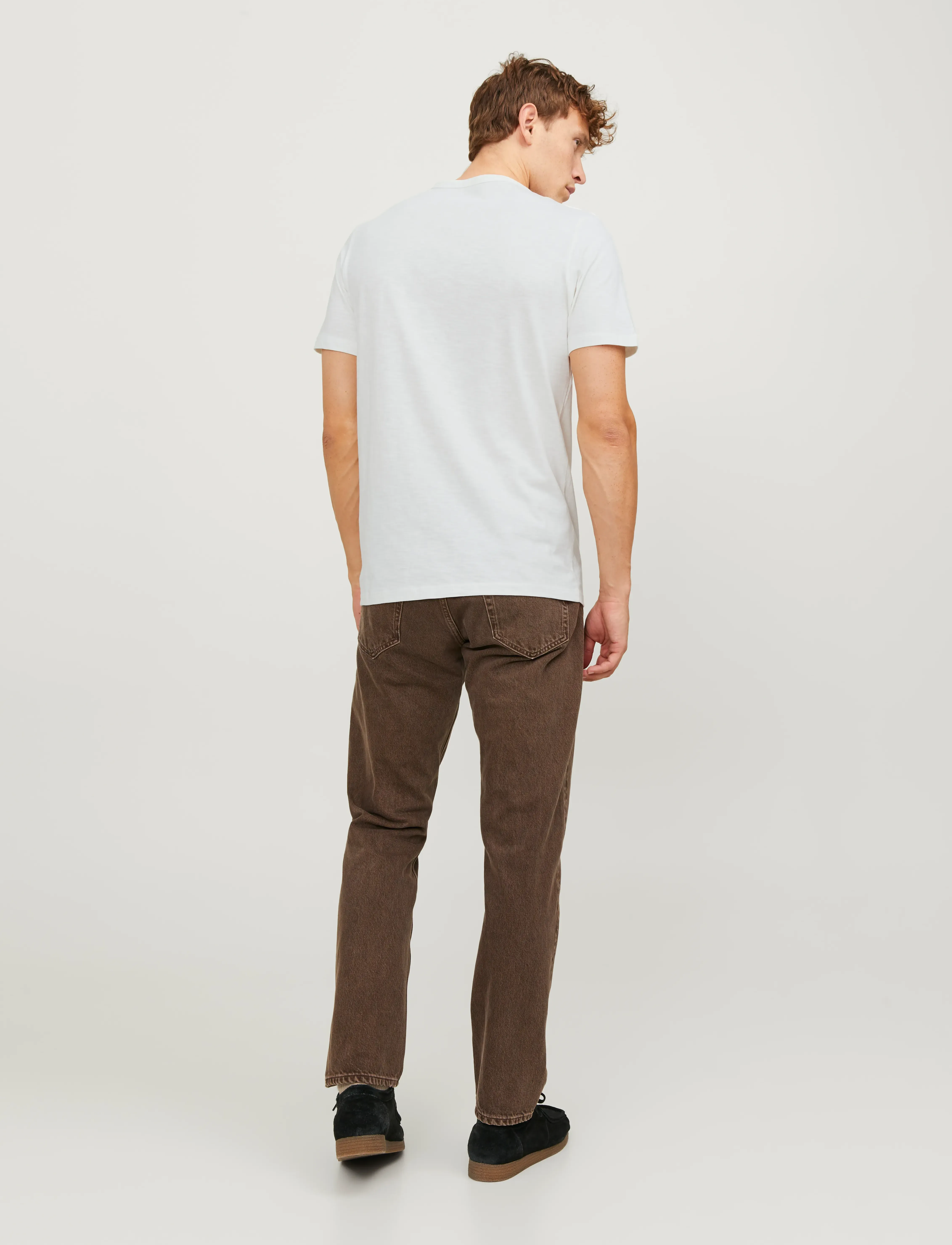 Jack & Jones - JJESPLIT NECK TEE SS NOOS - najniższe ceny - cloud dancer - 3