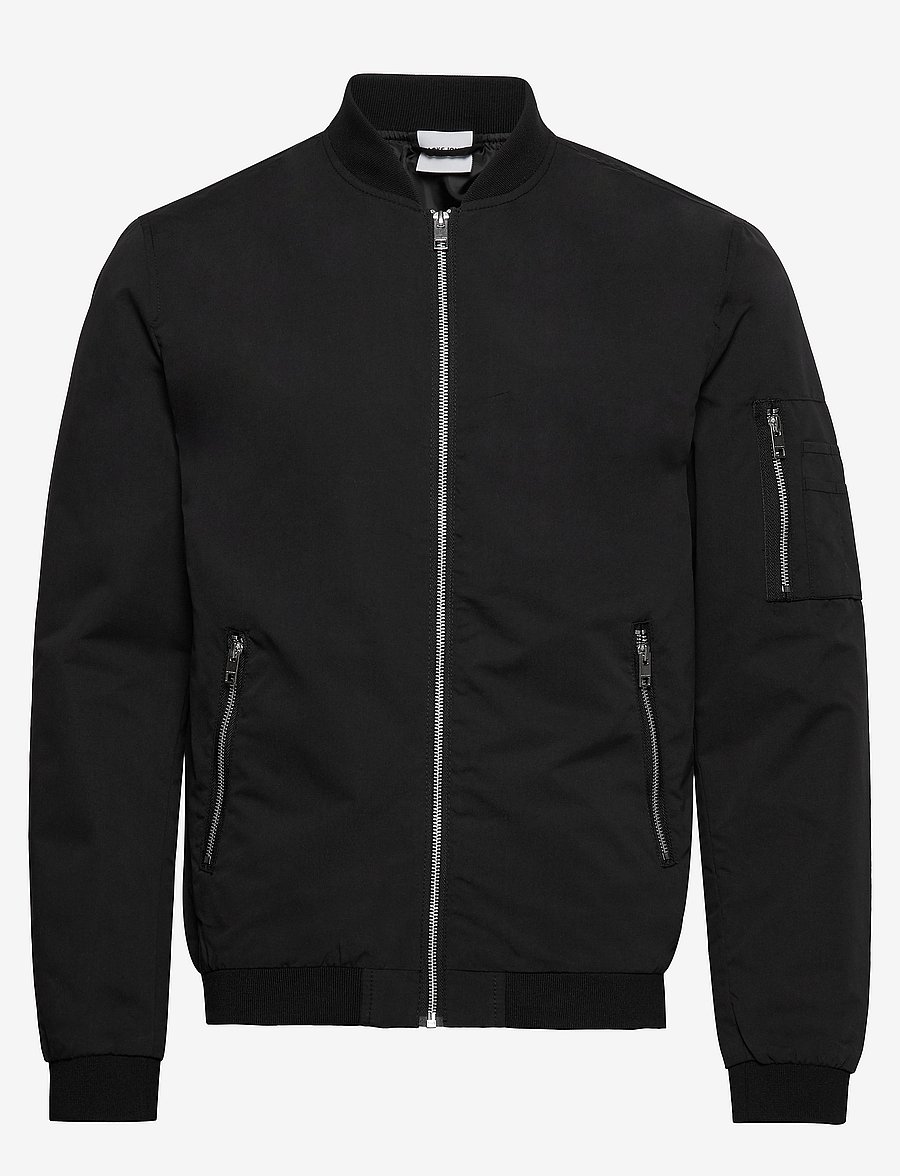 Jack & Jones - JJERUSH BOMBER NOOS - frühlingsjacken - black - 1