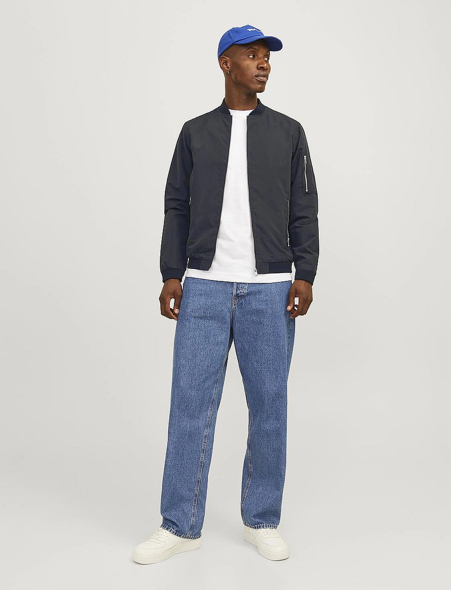Jack & Jones - JJERUSH BOMBER NOOS - frühlingsjacken - black - 4