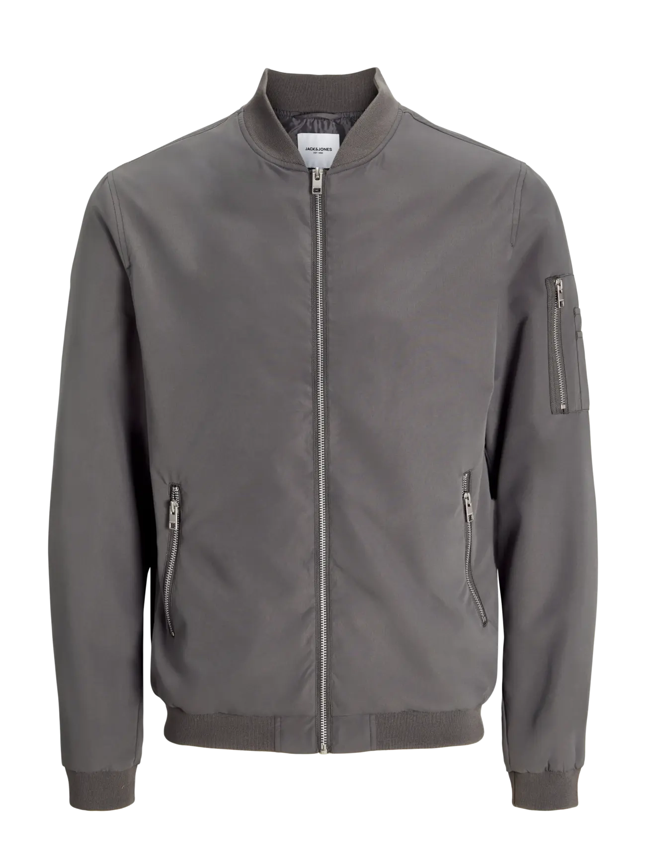 JACK & JONES Jjerush Bomber Noos Grau - M - Herren