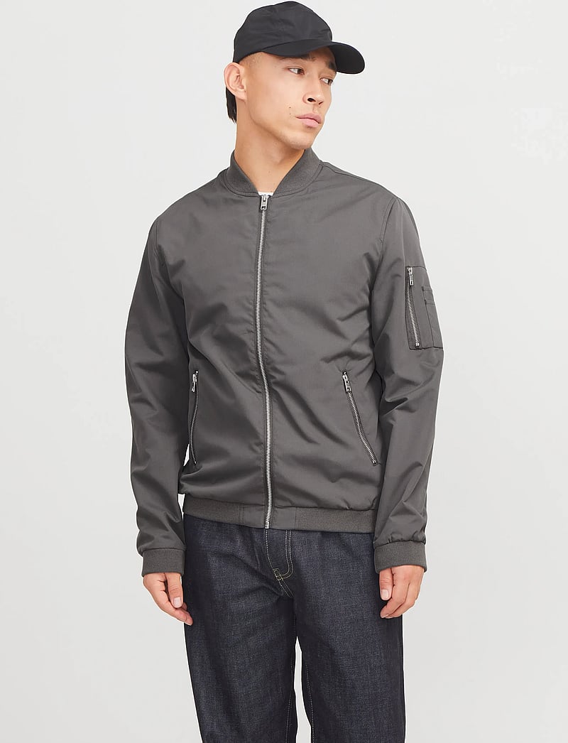 Jack & Jones - JJERUSH BOMBER NOOS - forårsjakker - castlerock - 0