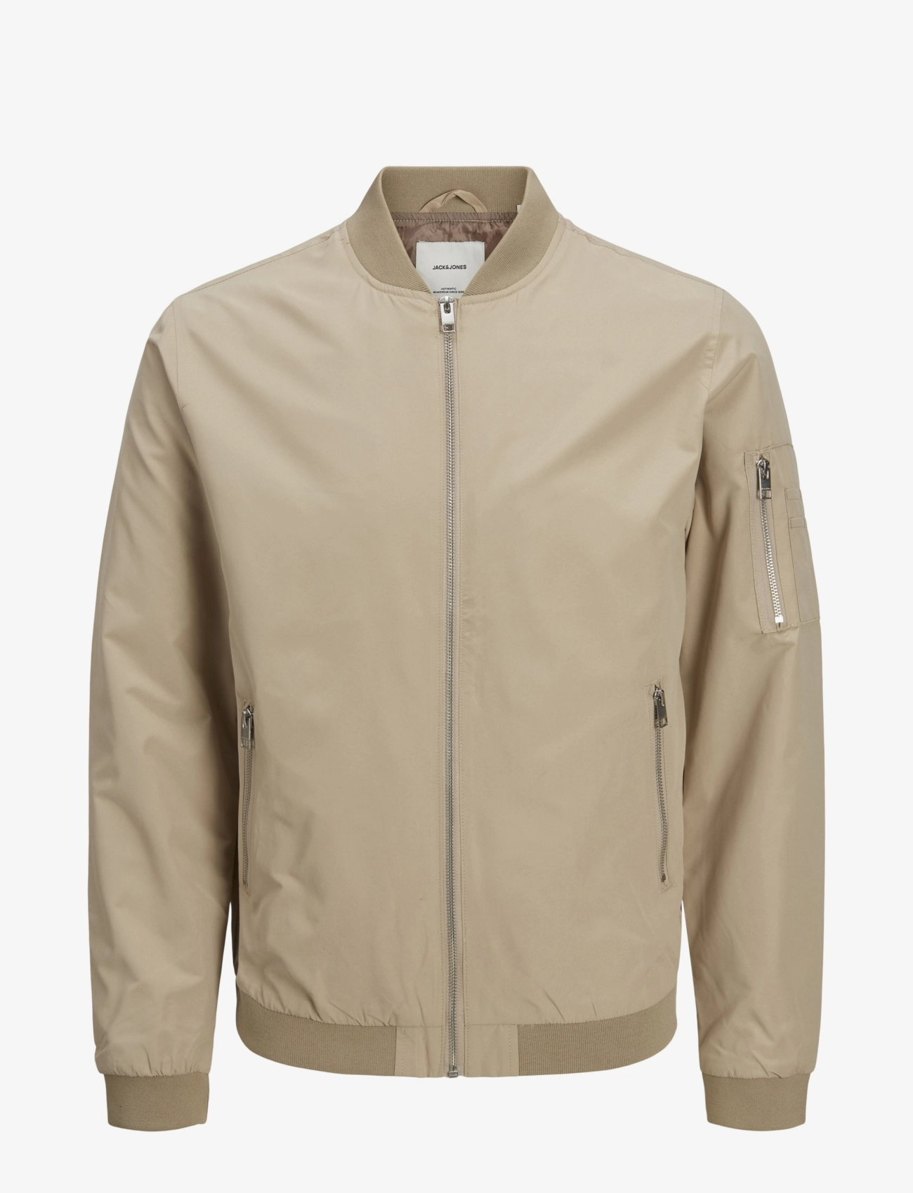 JACK & JONES Jjerush Bomber Noos Beige - L - Herren