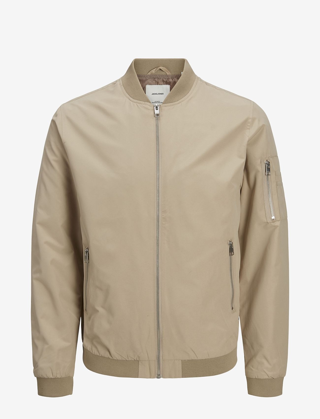 Jack & Jones - JJERUSH BOMBER NOOS - fall jackets - crockery - 1