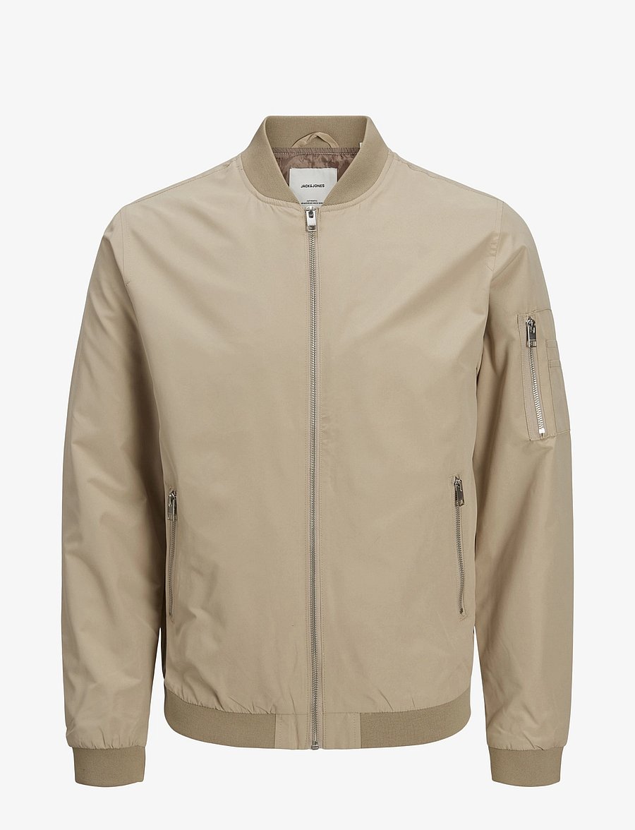 Jack & Jones - JJERUSH BOMBER NOOS - frühlingsjacken - crockery - 1