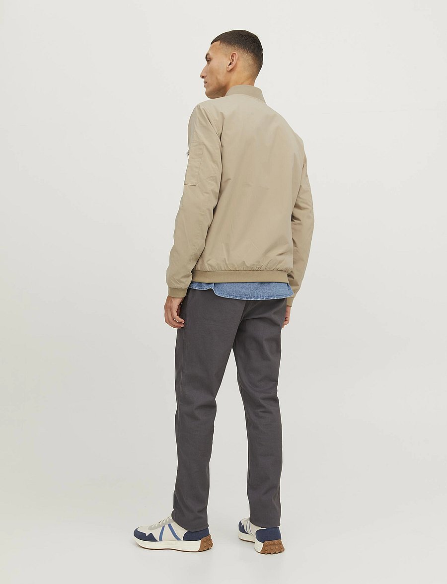 Jack & Jones - JJERUSH BOMBER NOOS - frühlingsjacken - crockery - 3