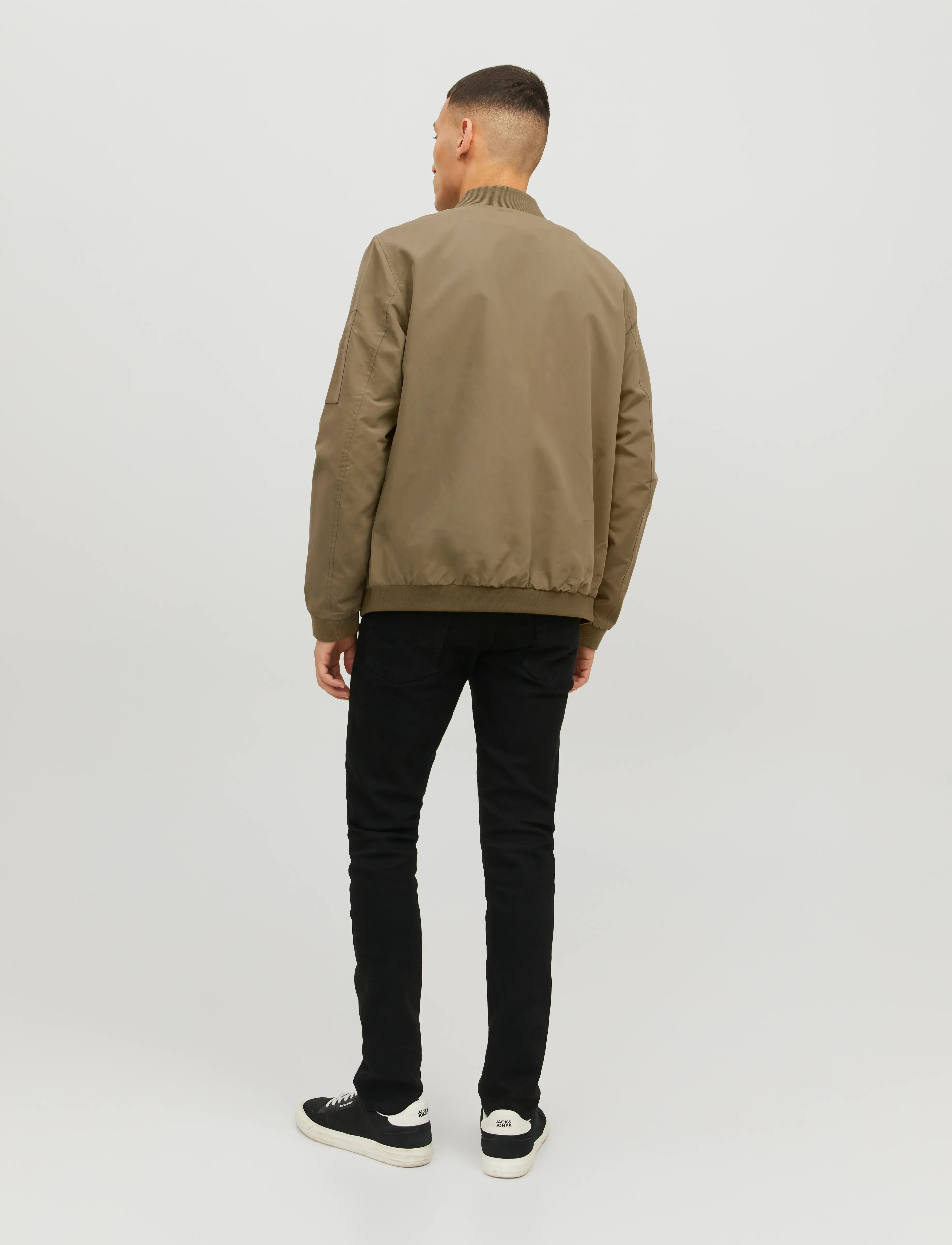 Jack & Jones - JJERUSH BOMBER NOOS - vårjackor - dusky green - 3
