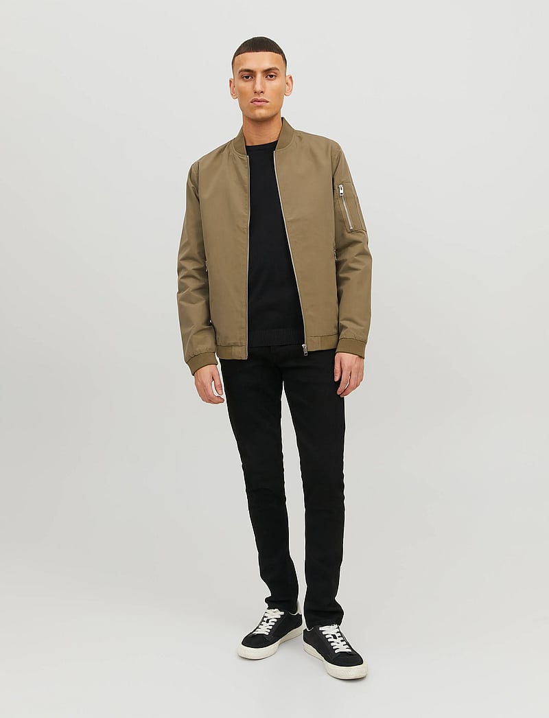 Jack & Jones - JJERUSH BOMBER NOOS - vårjackor - dusky green - 4